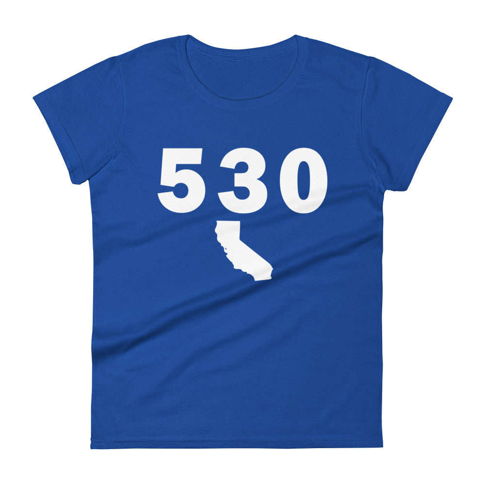 530 Area Code Women's Fashion Fit T Shirt