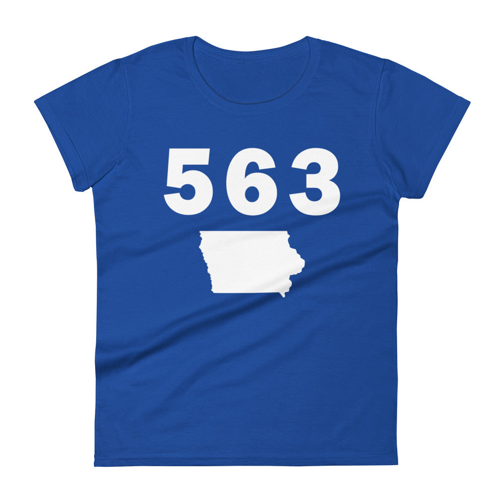 563 Area Code Women's Fashion Fit T Shirt