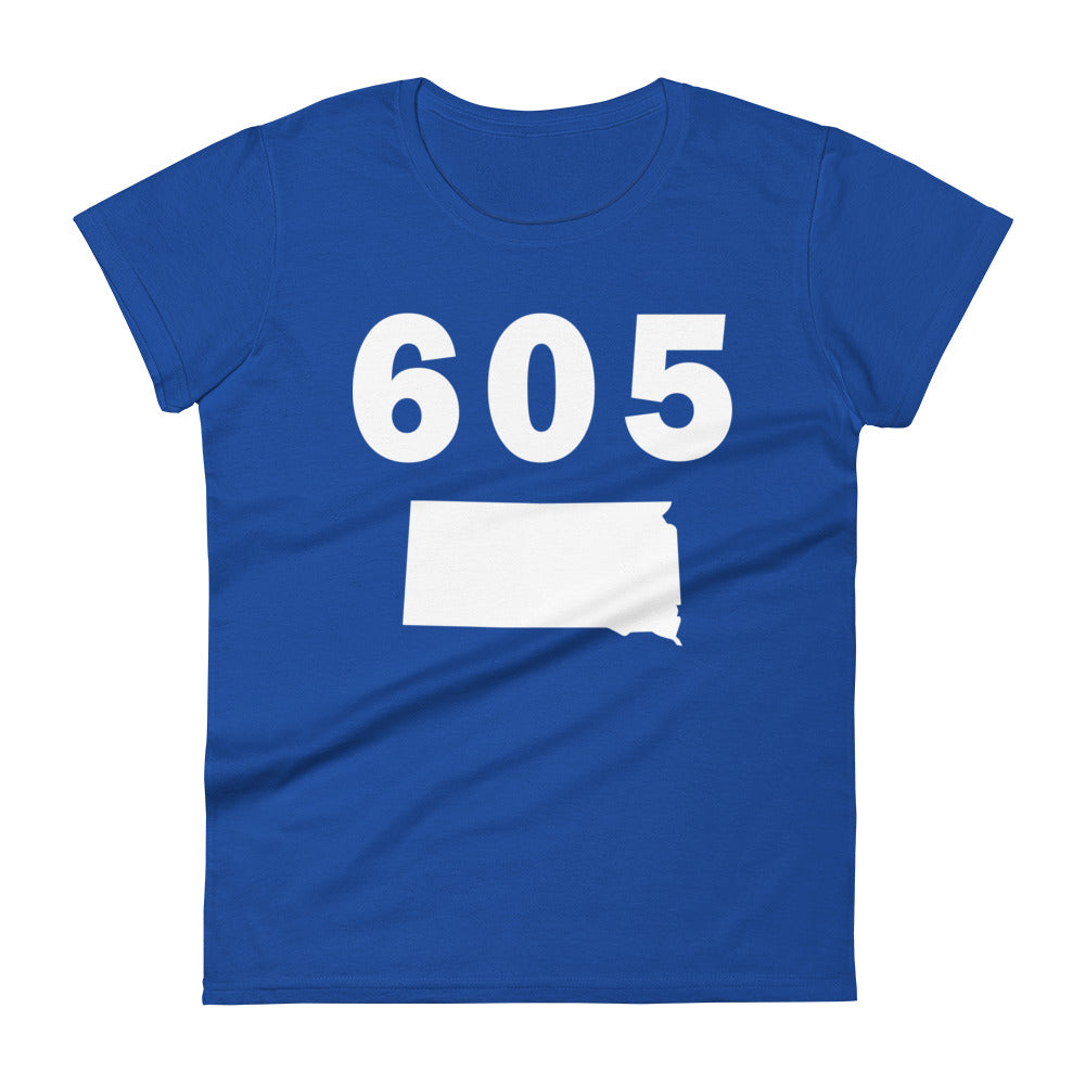 605 Area Code Women's Fashion Fit T Shirt