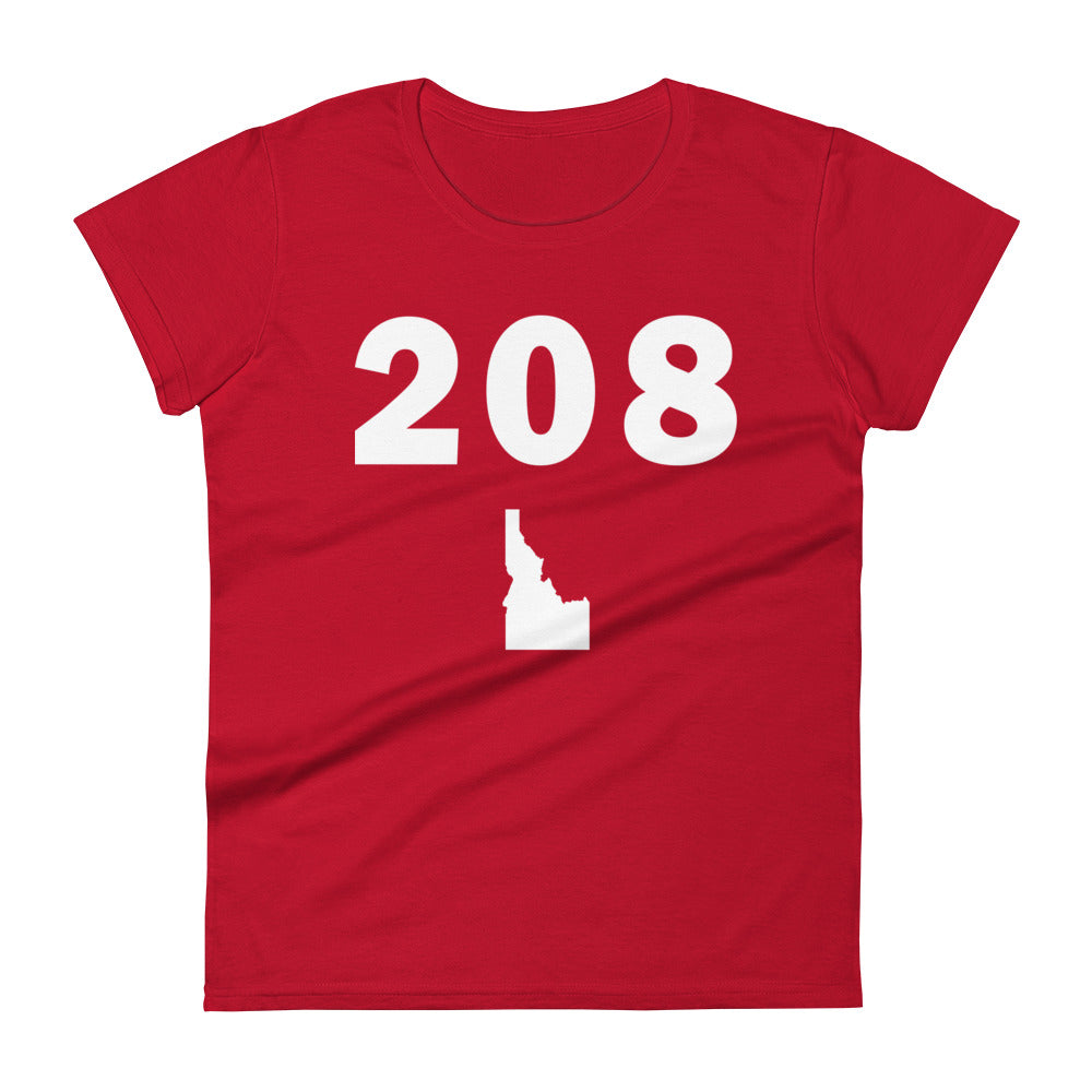 208 Area Code Women's Fashion Fit T Shirt