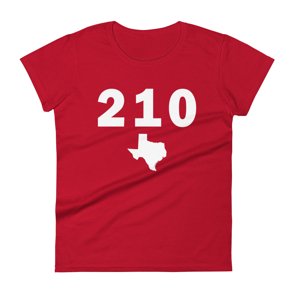 210 Area Code Women's Fashion Fit T Shirt