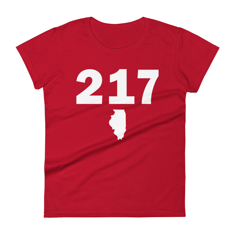 217 Area Code Women's Fashion Fit T Shirt