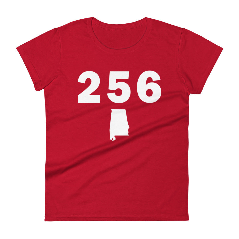 256 Area Code Women's Fashion Fit T Shirt