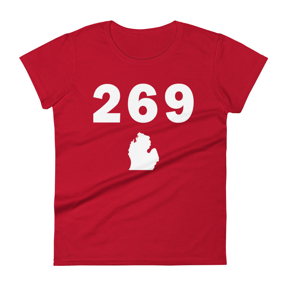 269 Area Code Women's Fashion Fit T Shirt