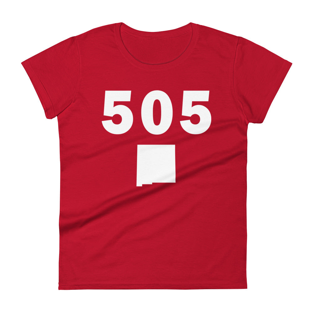 505 Area Code Women's Fashion Fit T Shirt