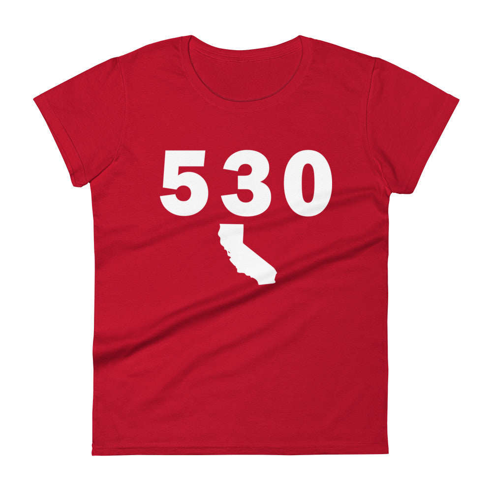 530 Area Code Women's Fashion Fit T Shirt