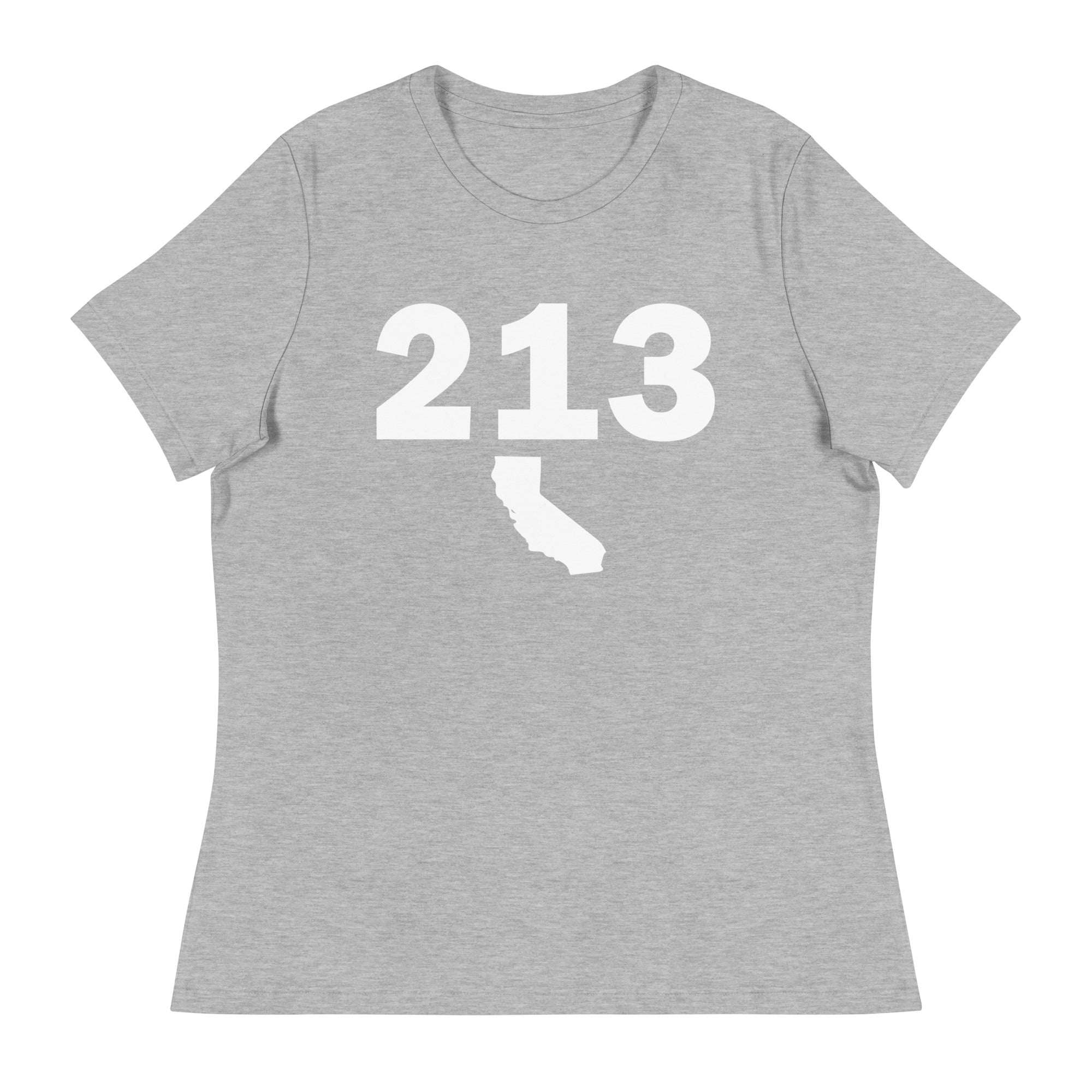213 Area Code Women's Relaxed T Shirt