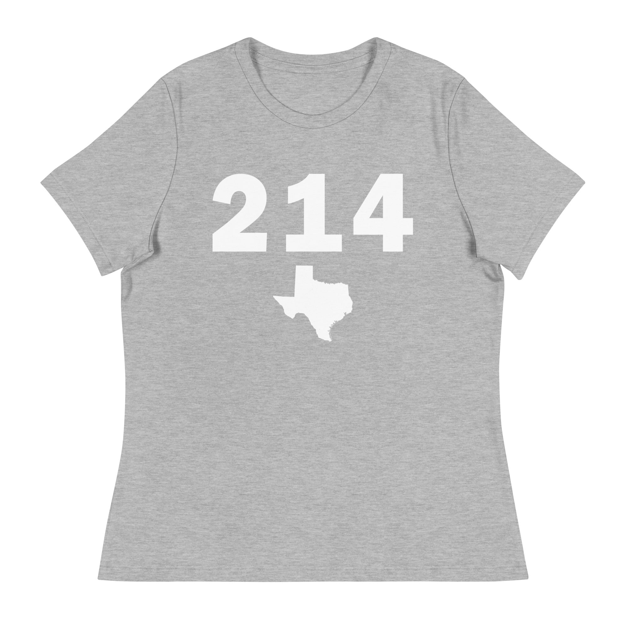 214 Area Code Women's Relaxed T Shirt