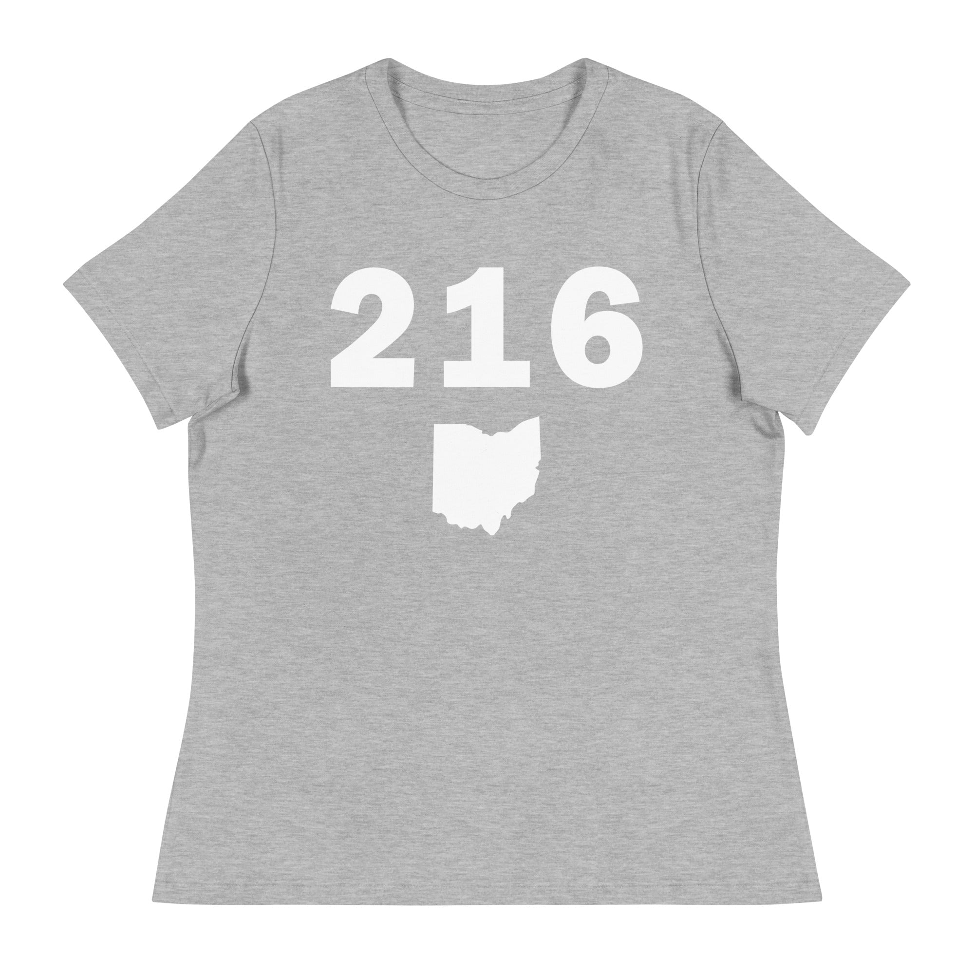 216 Area Code Women's Relaxed T Shirt