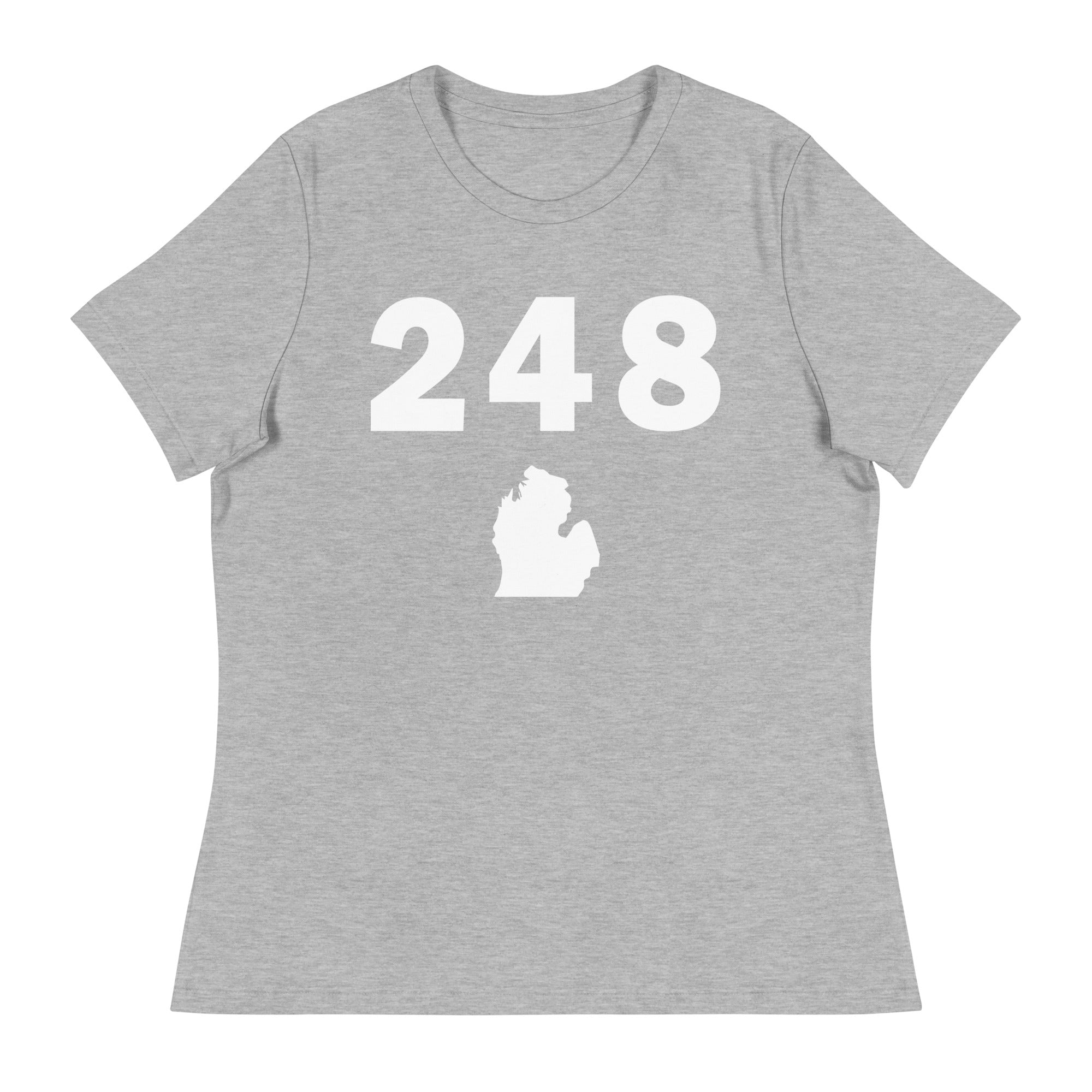 248 Area Code Women's Relaxed T Shirt