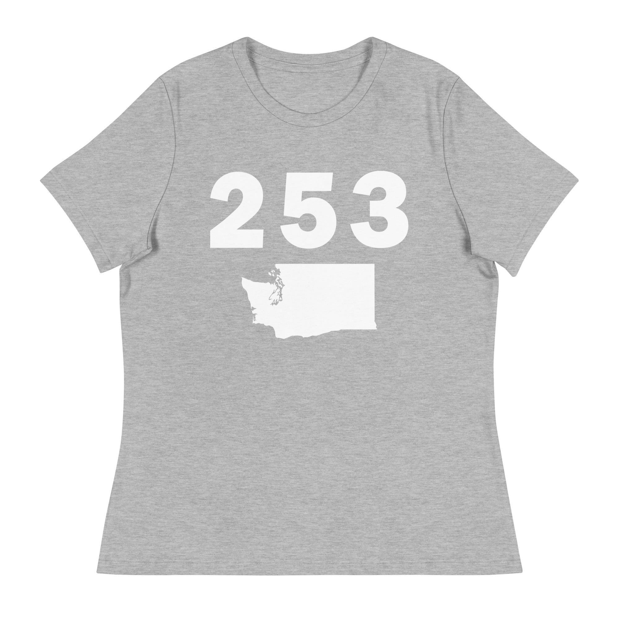 253 Area Code Women's Relaxed T Shirt