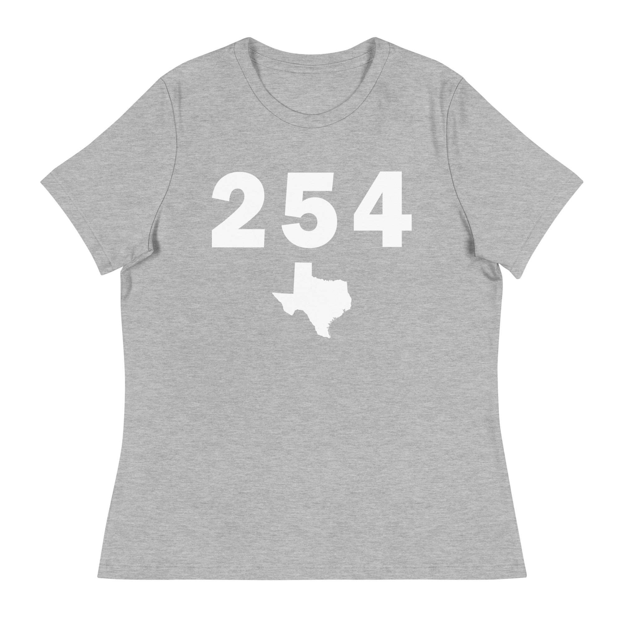 254 Area Code Women's Relaxed T Shirt