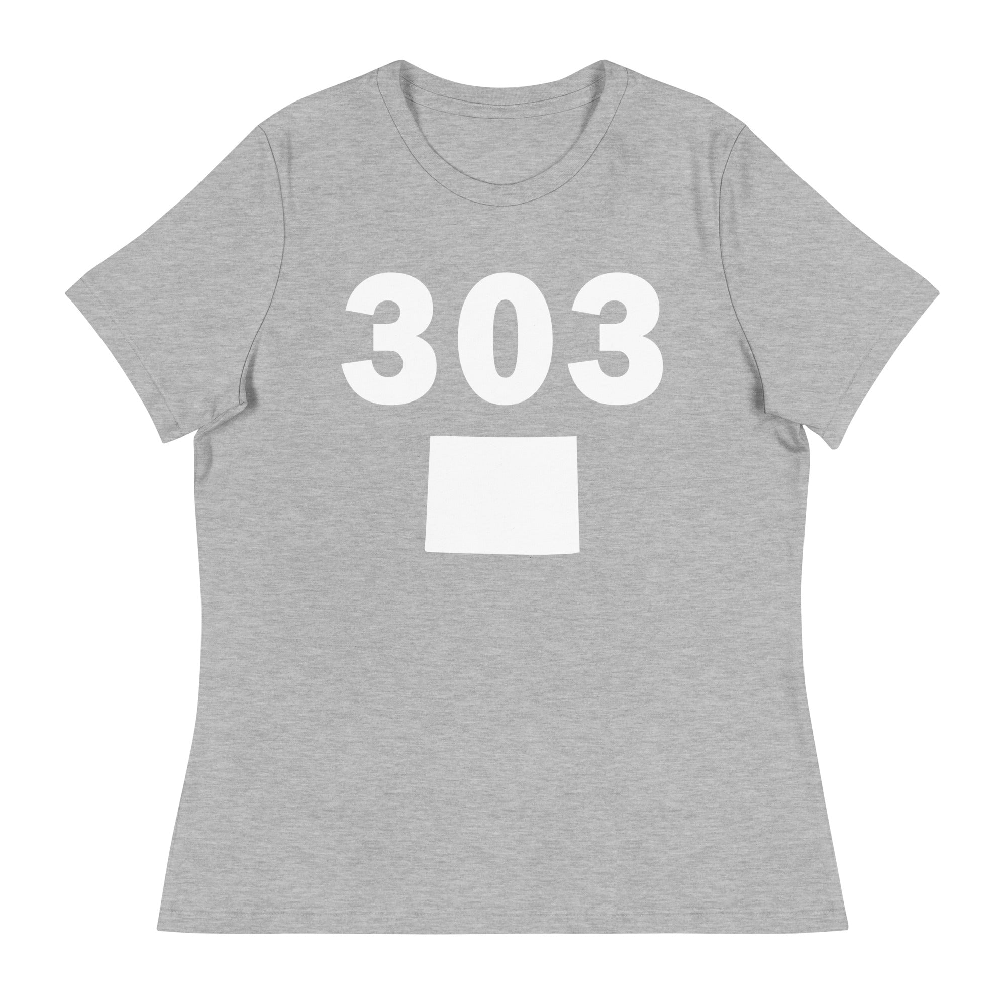 303 Area Code Women's Relaxed T Shirt