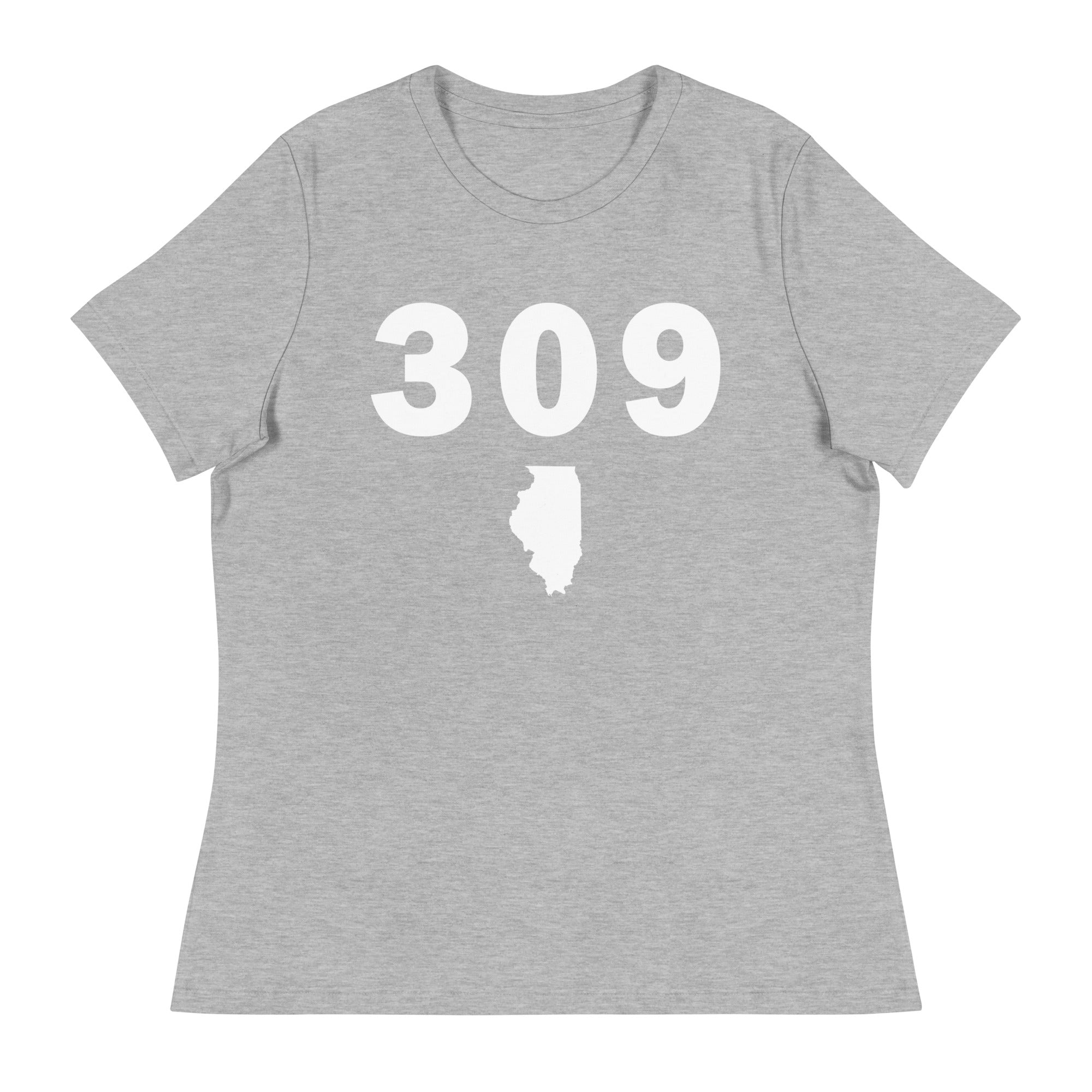 309 Area Code Women's Relaxed T Shirt