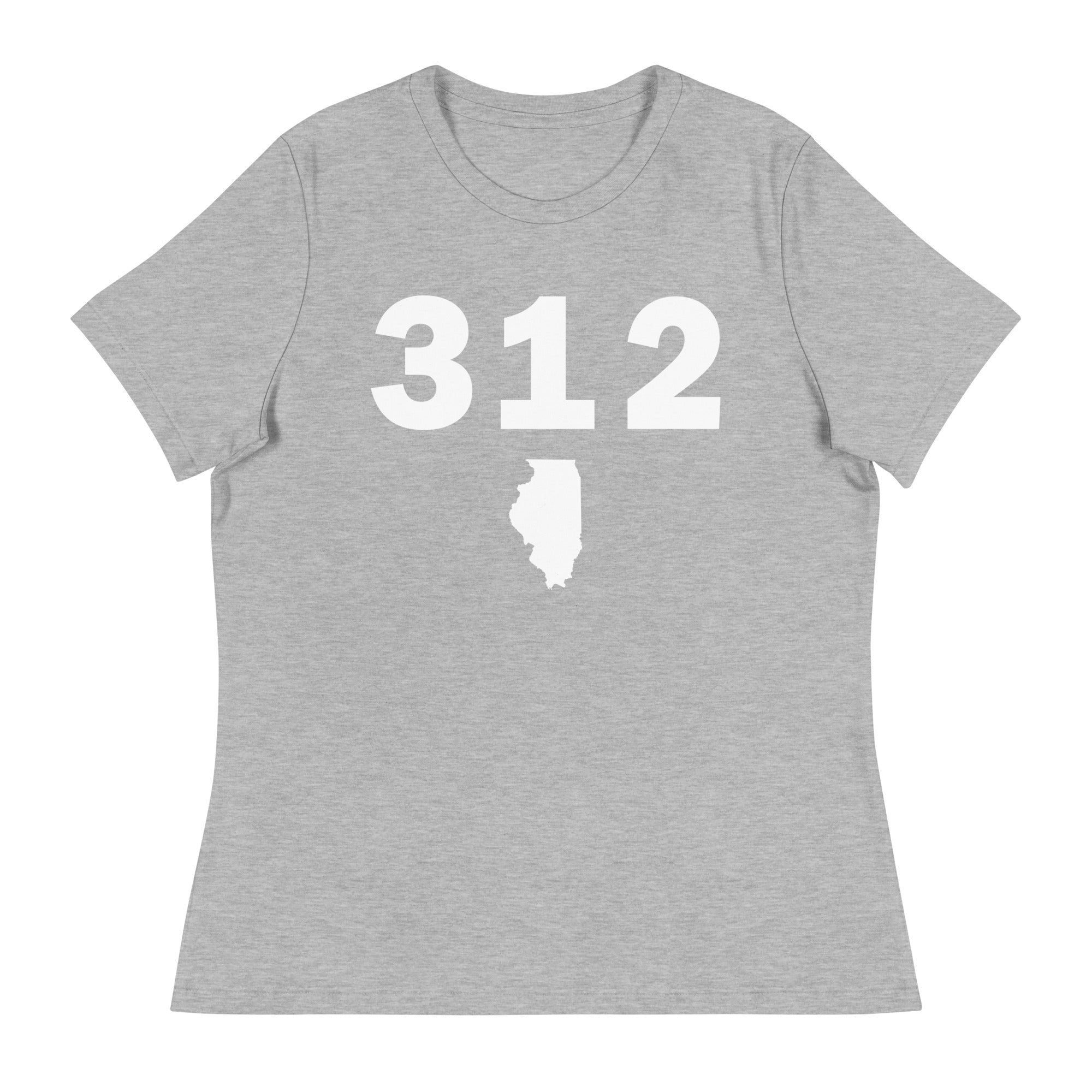 312 Area Code Women's Relaxed T Shirt