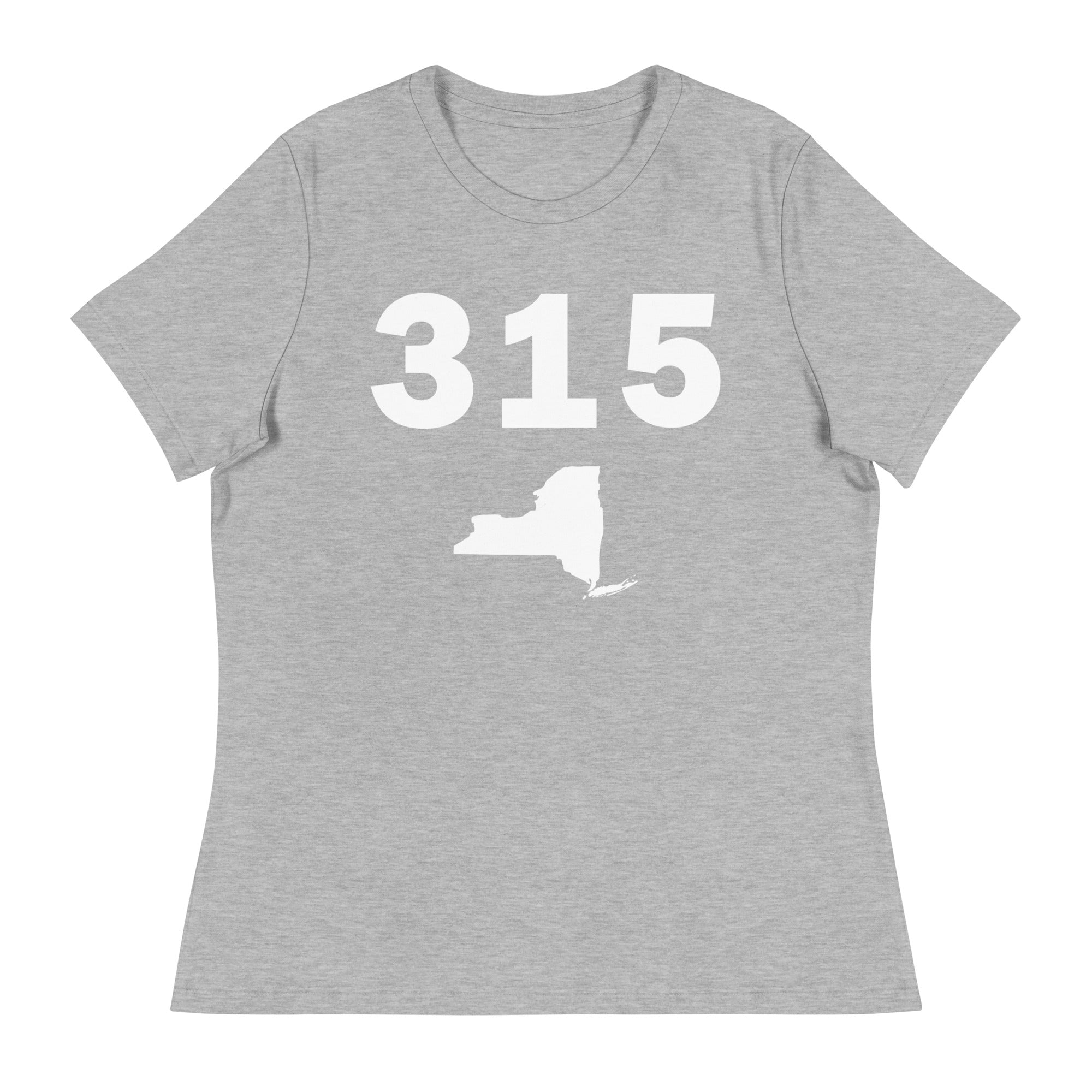 315 Area Code Women's Relaxed T Shirt