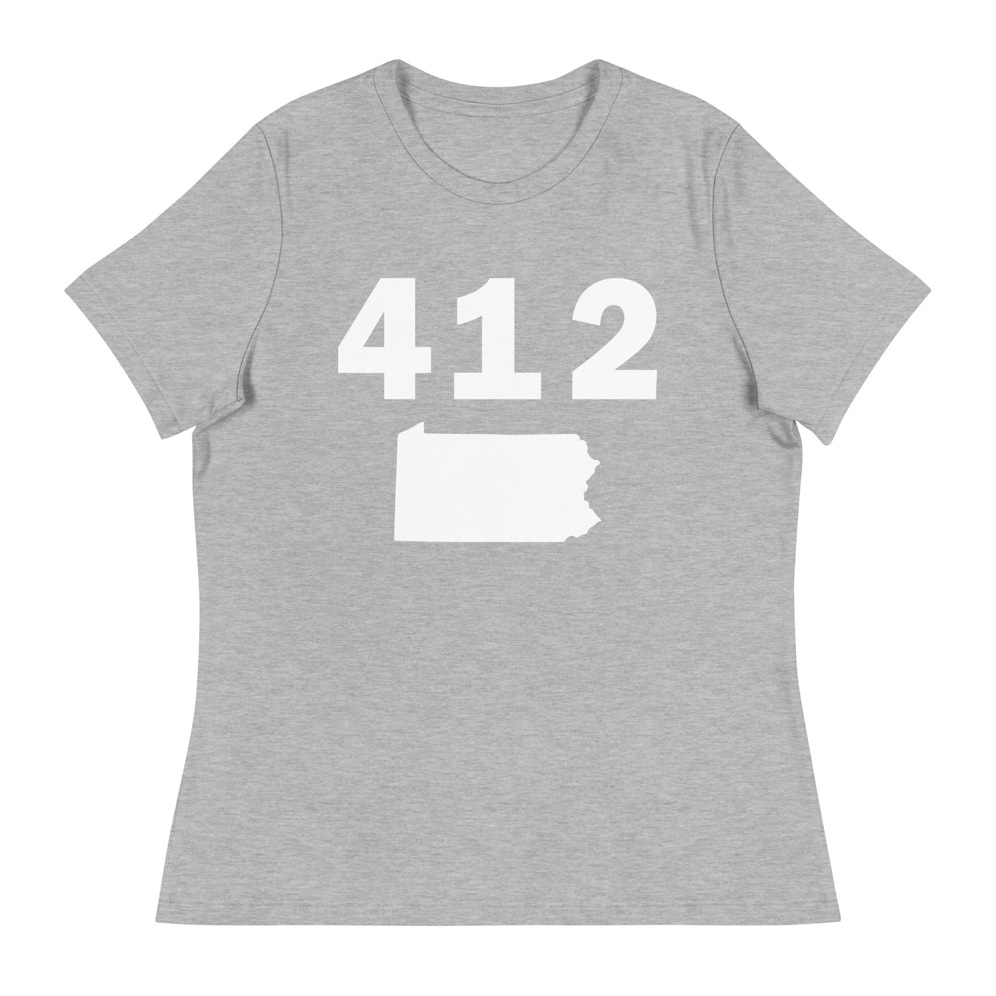 412 Area Code Women's Relaxed T Shirt