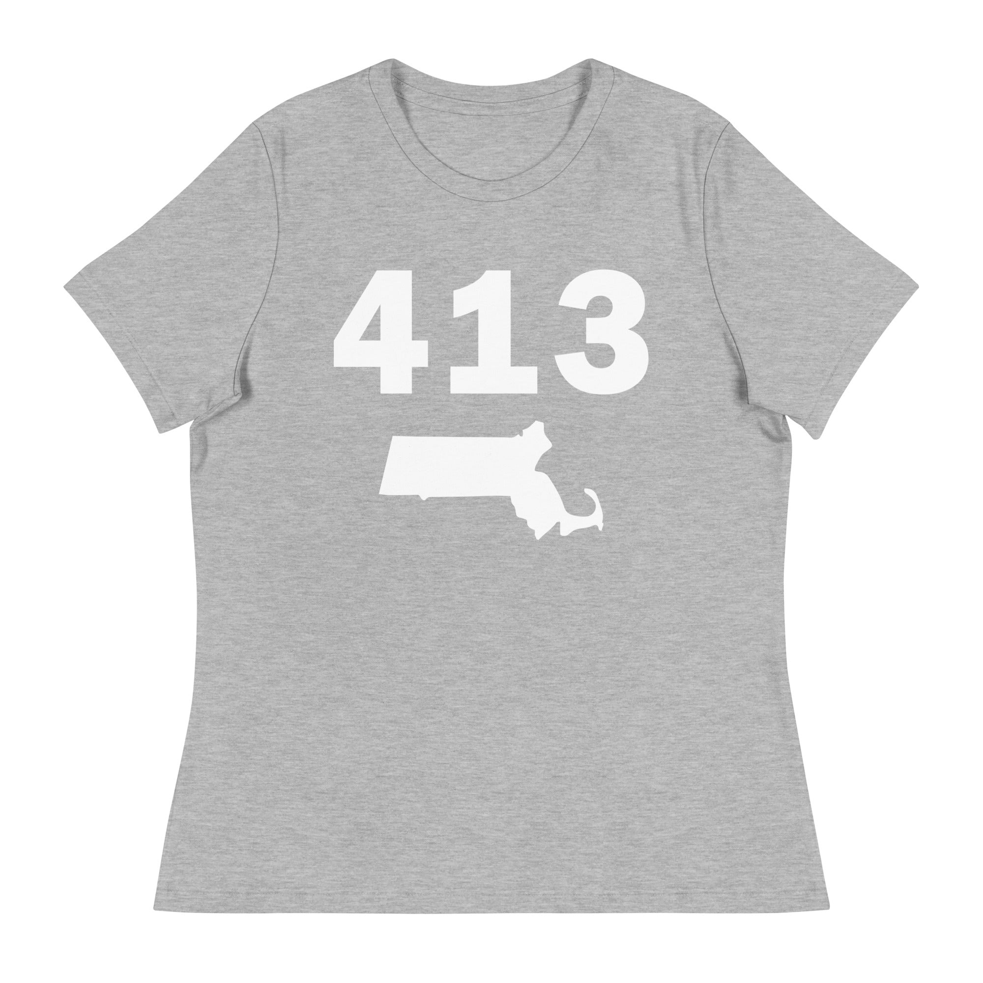 413 Area Code Women's Relaxed T Shirt