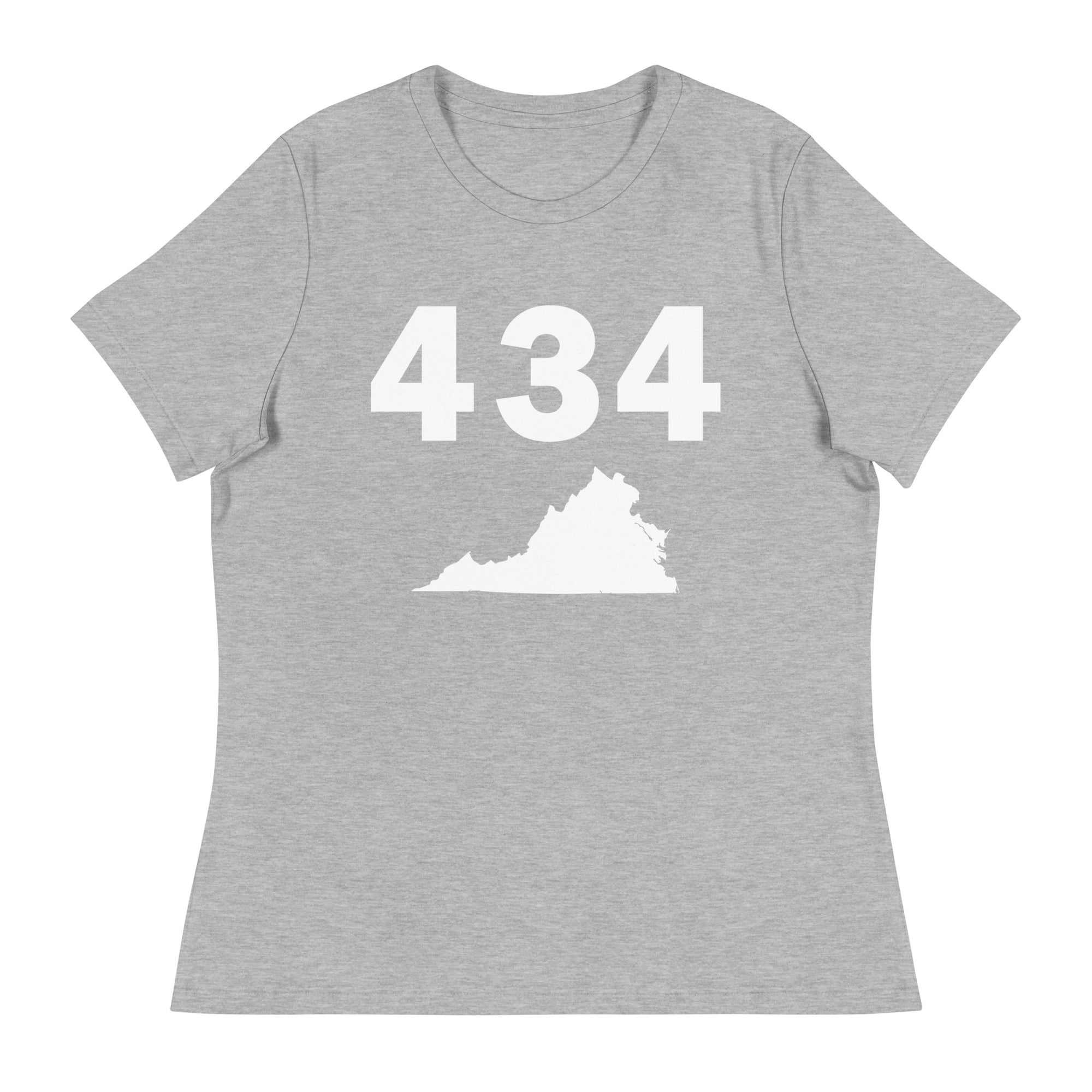434 Area Code Women's Relaxed T Shirt