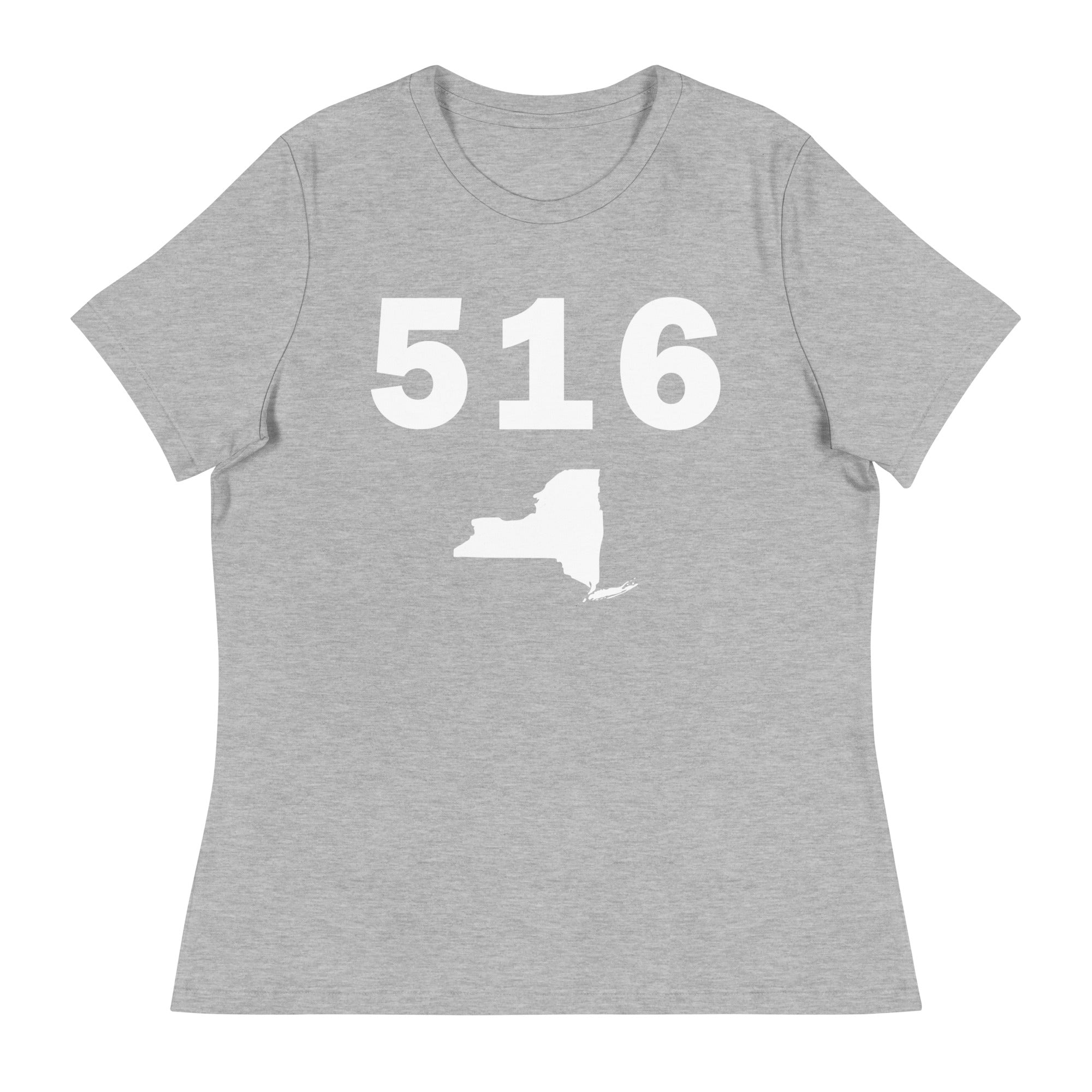516 Area Code Women's Relaxed T Shirt