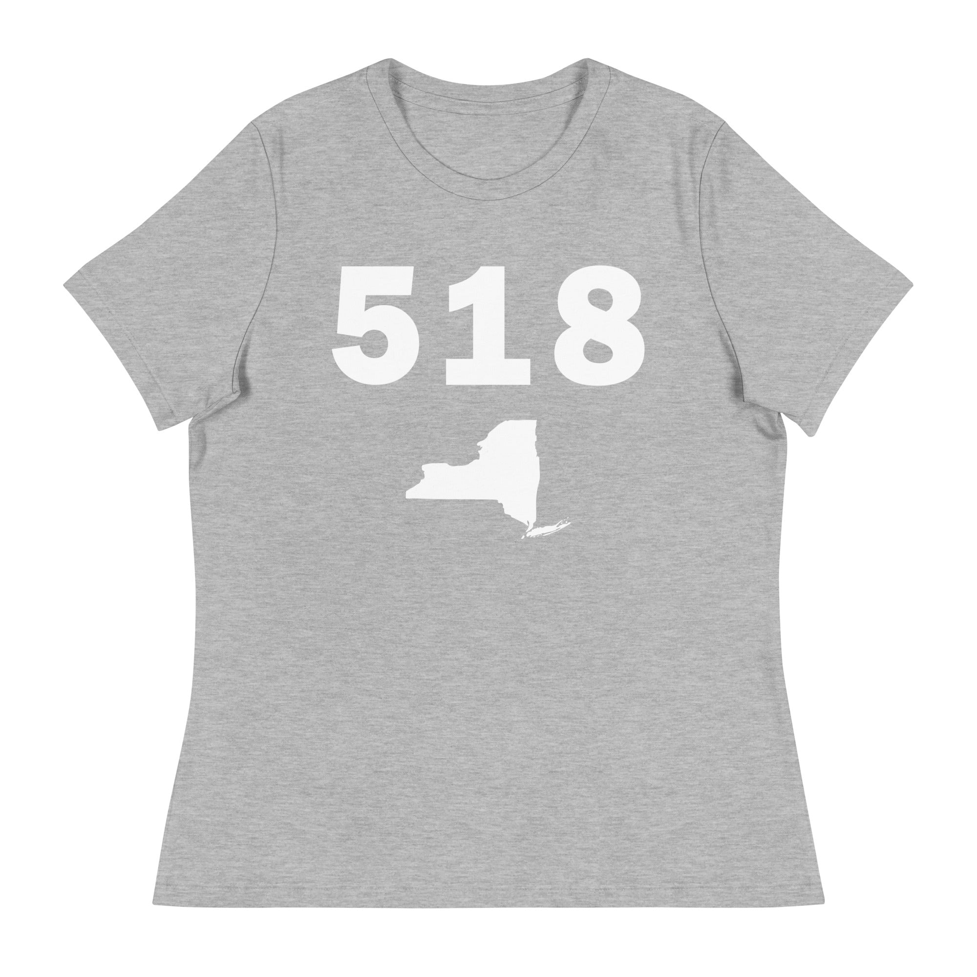 518 Area Code Women's Relaxed T Shirt