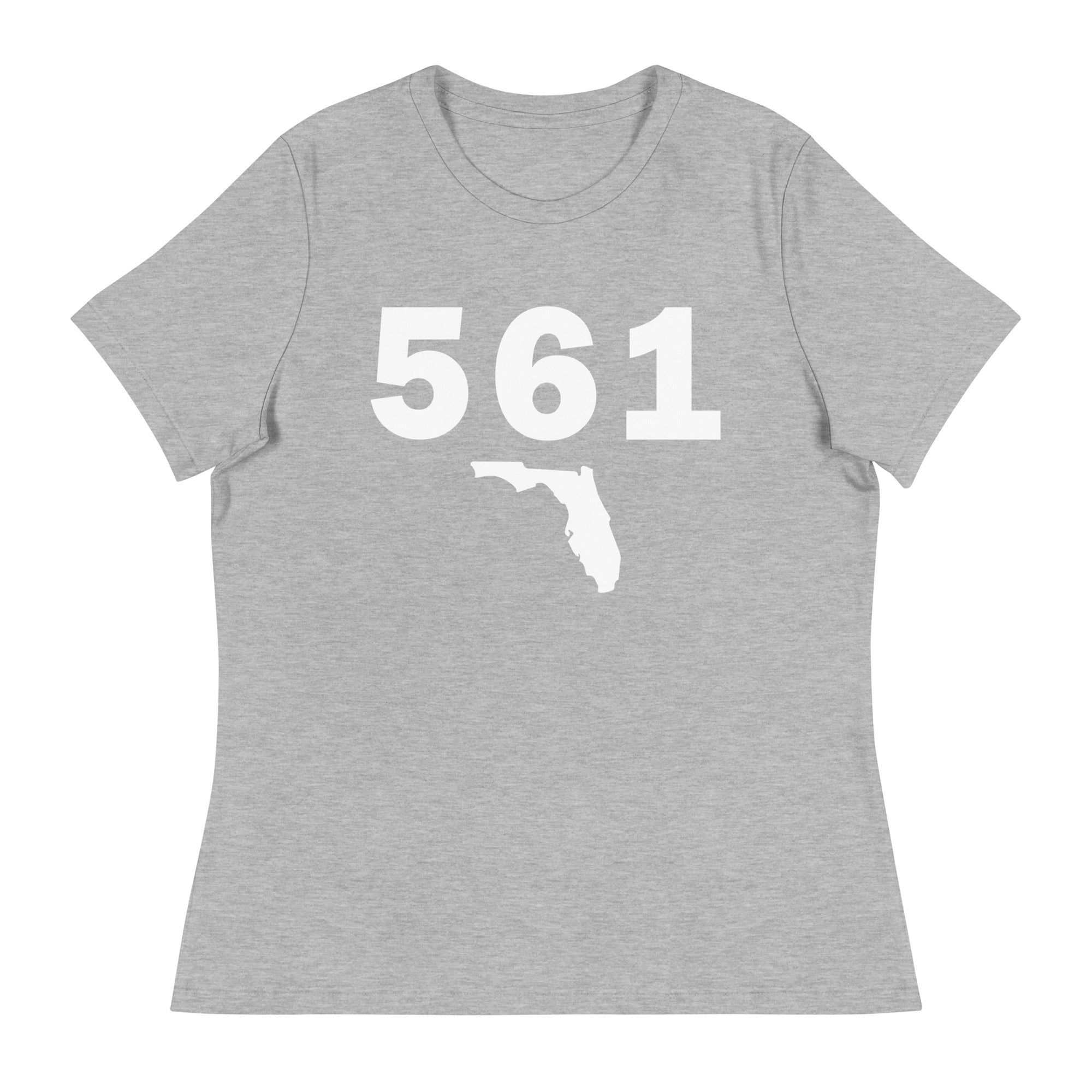 561 Area Code Women's Relaxed T Shirt