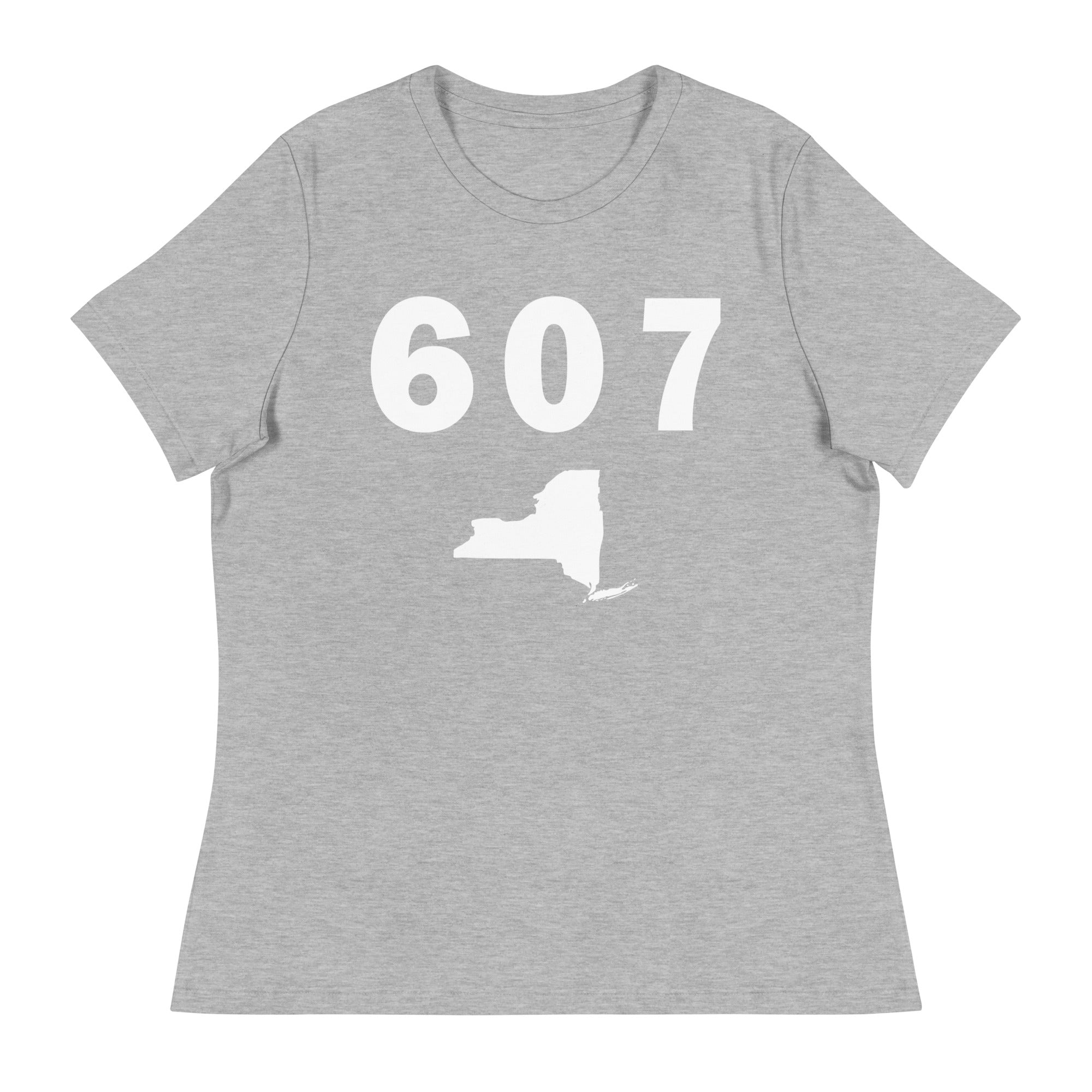 607 Area Code Women's Relaxed T Shirt