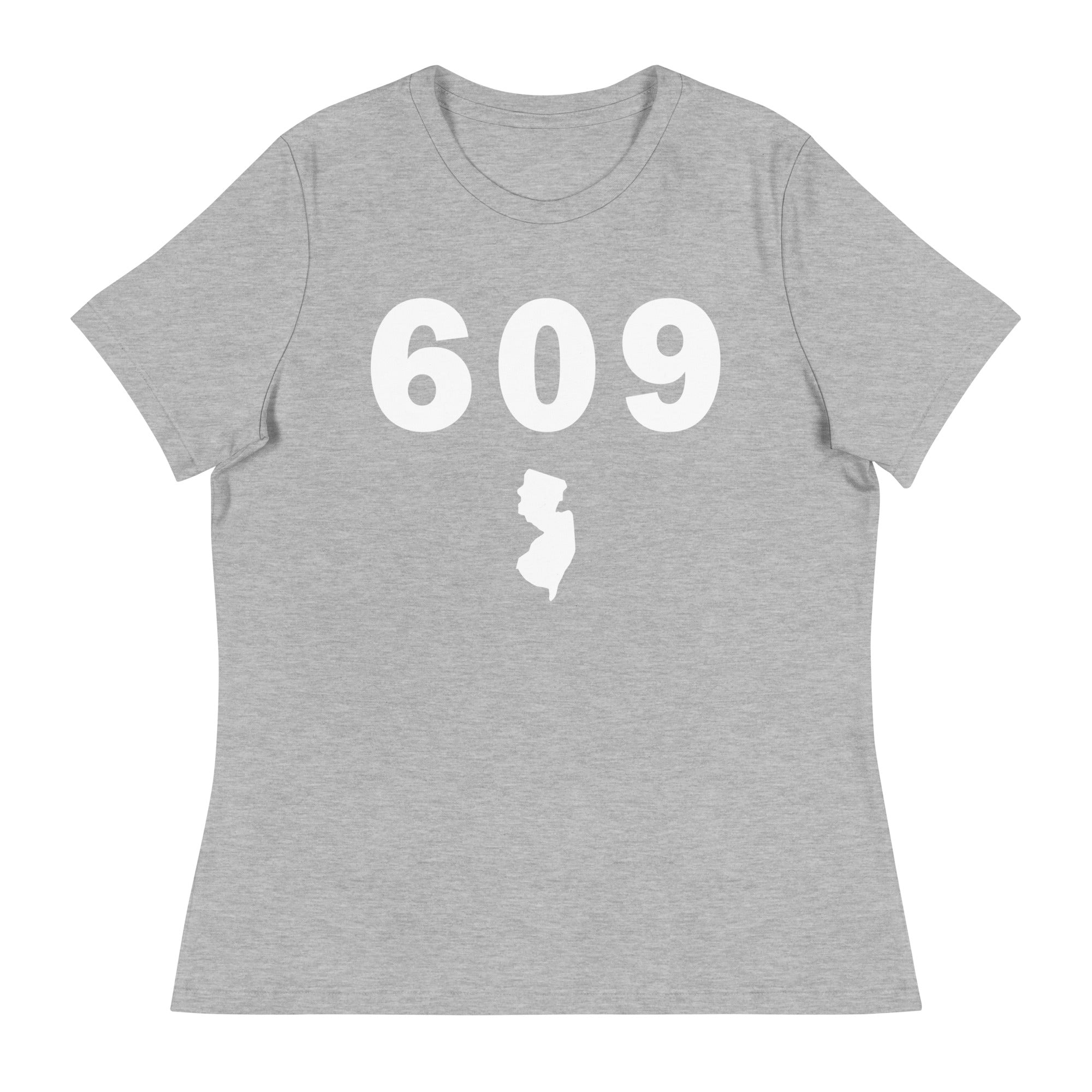 609 Area Code Women's Relaxed T Shirt