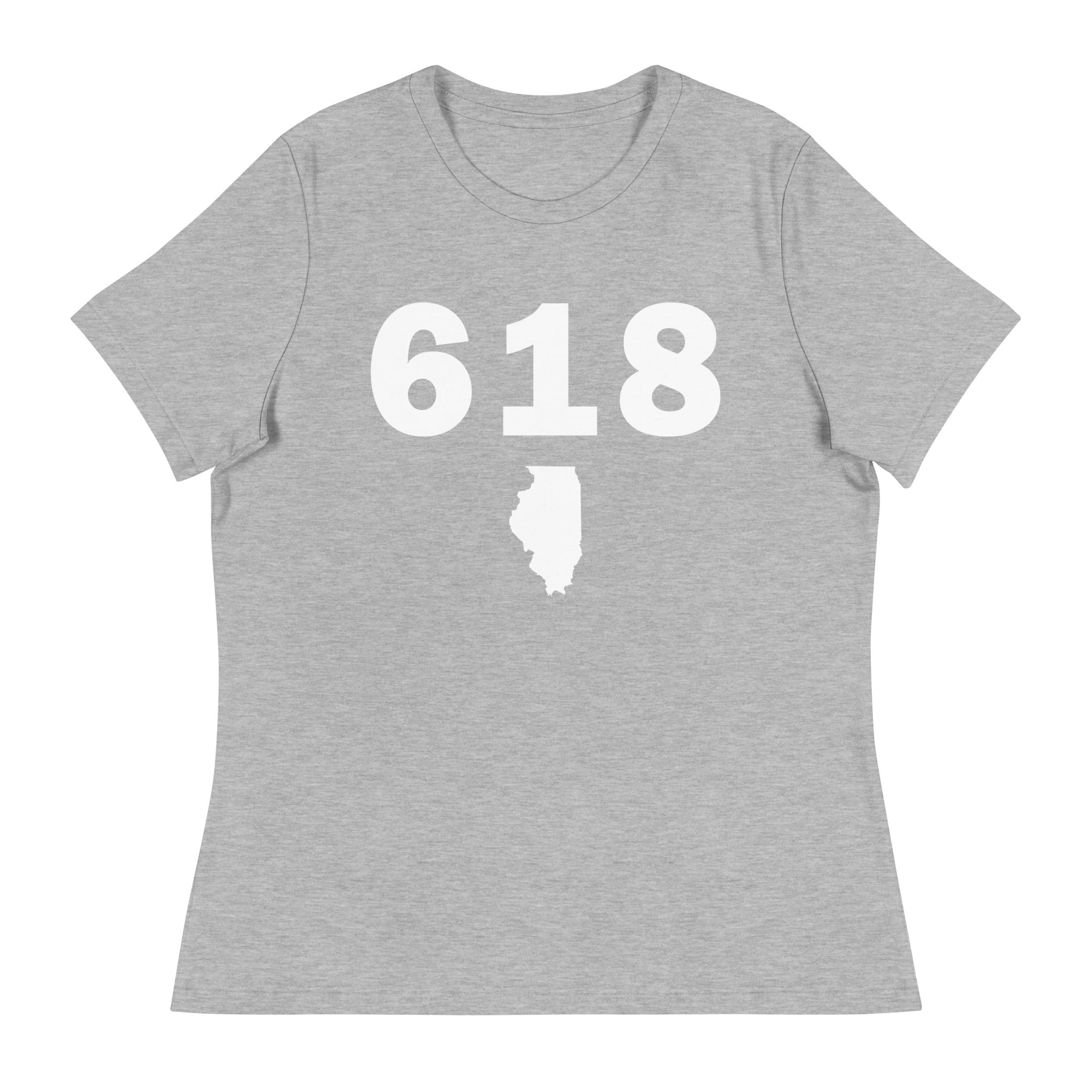 618 Area Code Women's Relaxed T Shirt