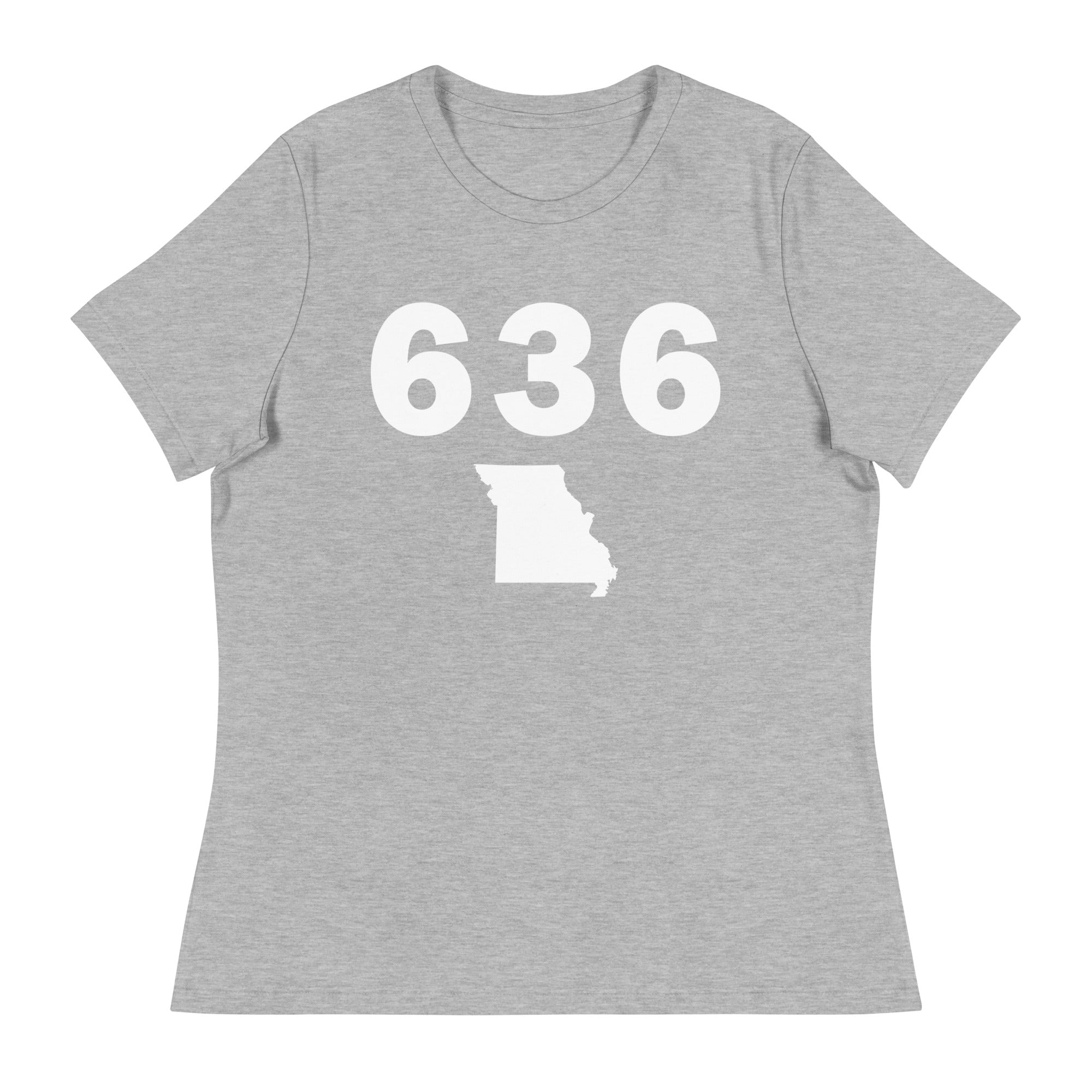 636 Area Code Women's Relaxed T Shirt