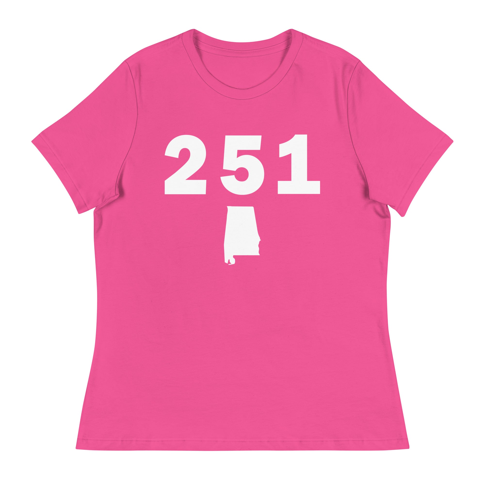 251 Area Code Women's Relaxed T Shirt