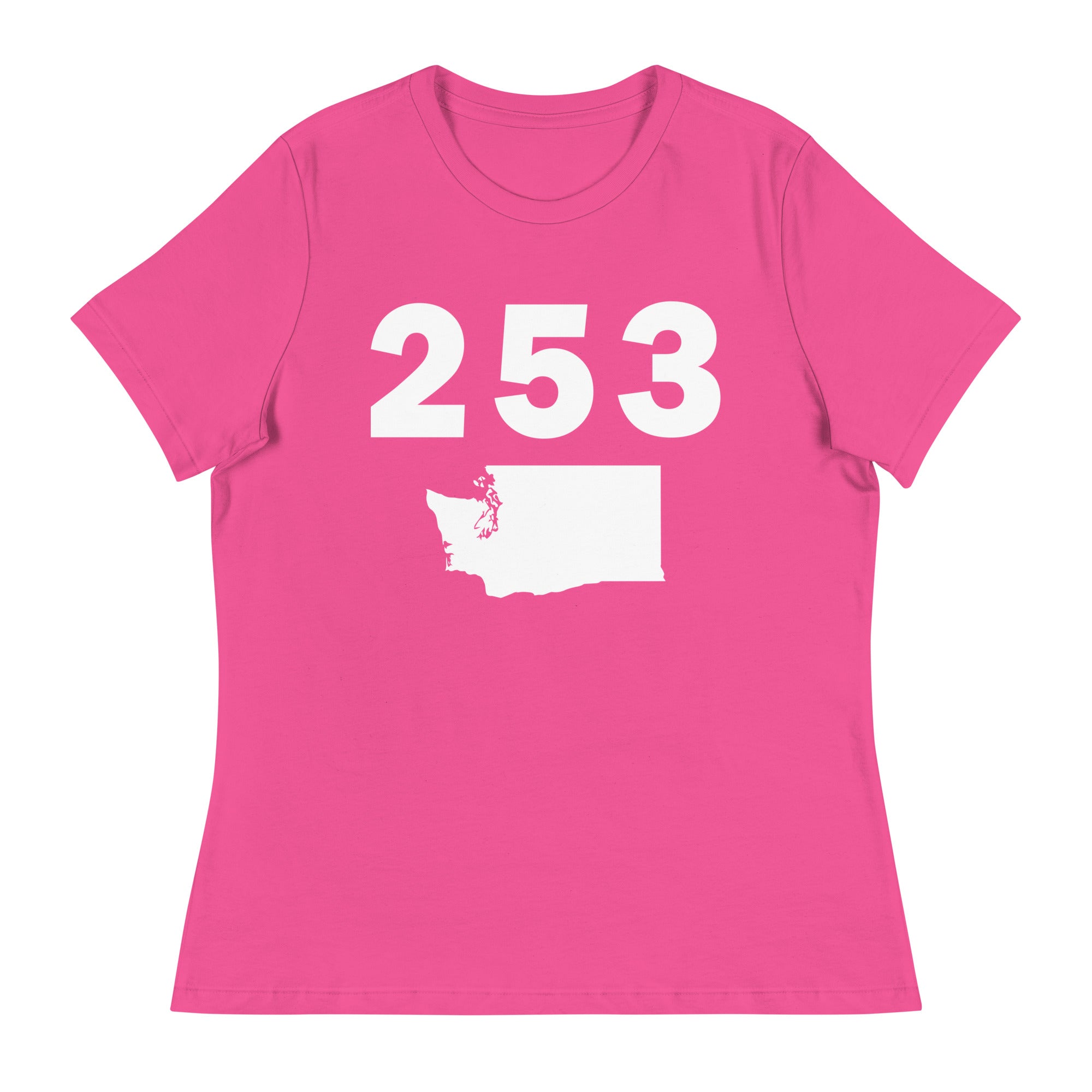 253 Area Code Women's Relaxed T Shirt