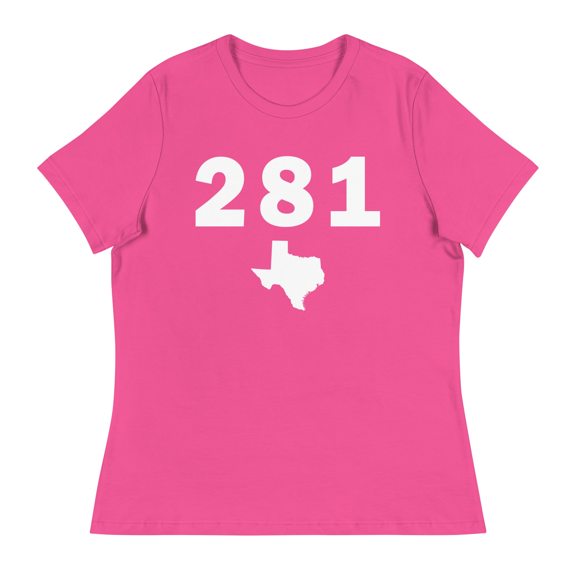 281 Area Code Women's Relaxed T Shirt