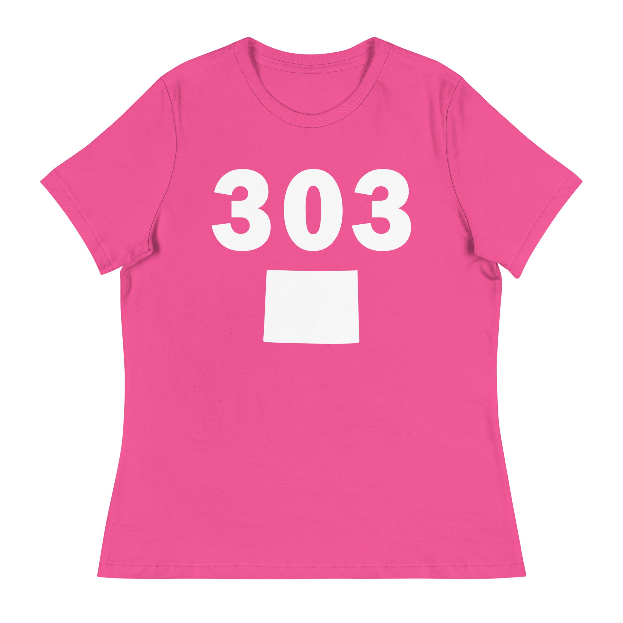303 Area Code Women's Relaxed T Shirt