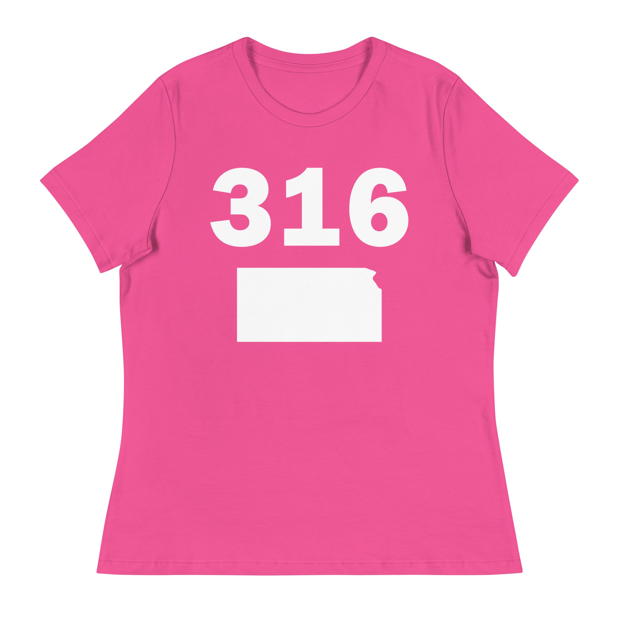 316 Area Code Women's Relaxed T Shirt