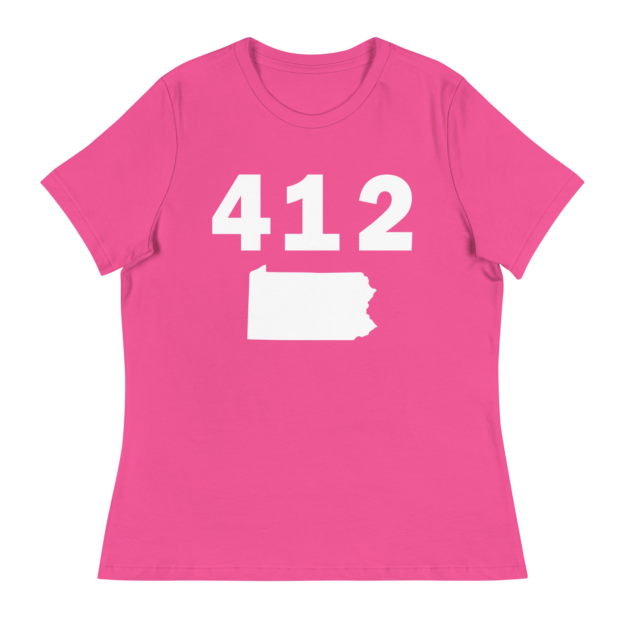 412 Area Code Women's Relaxed T Shirt