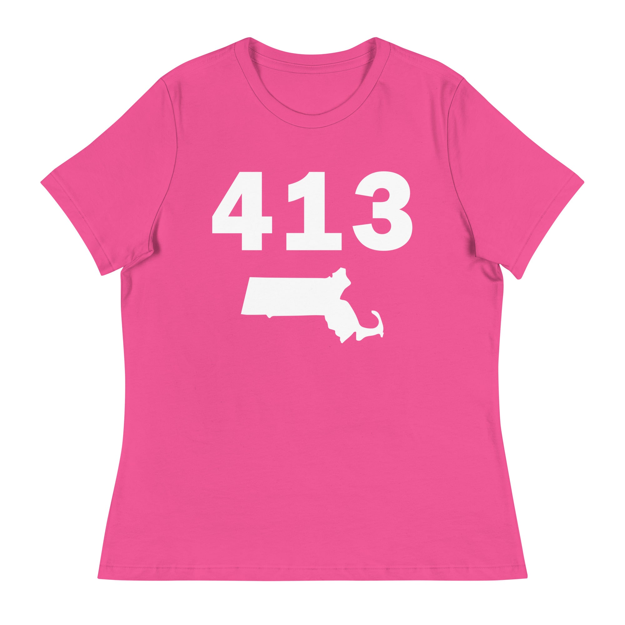 413 Area Code Women's Relaxed T Shirt