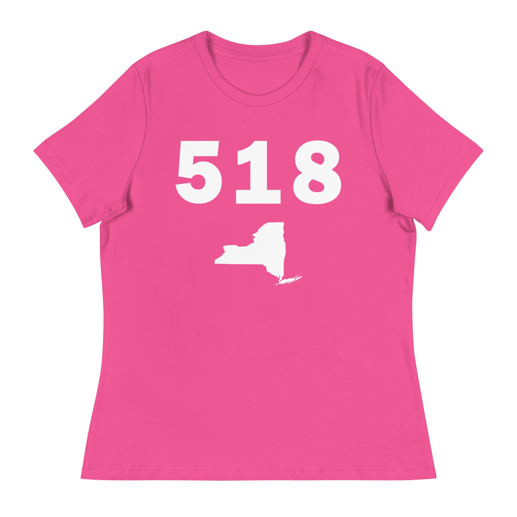 518 Area Code Women's Relaxed T Shirt