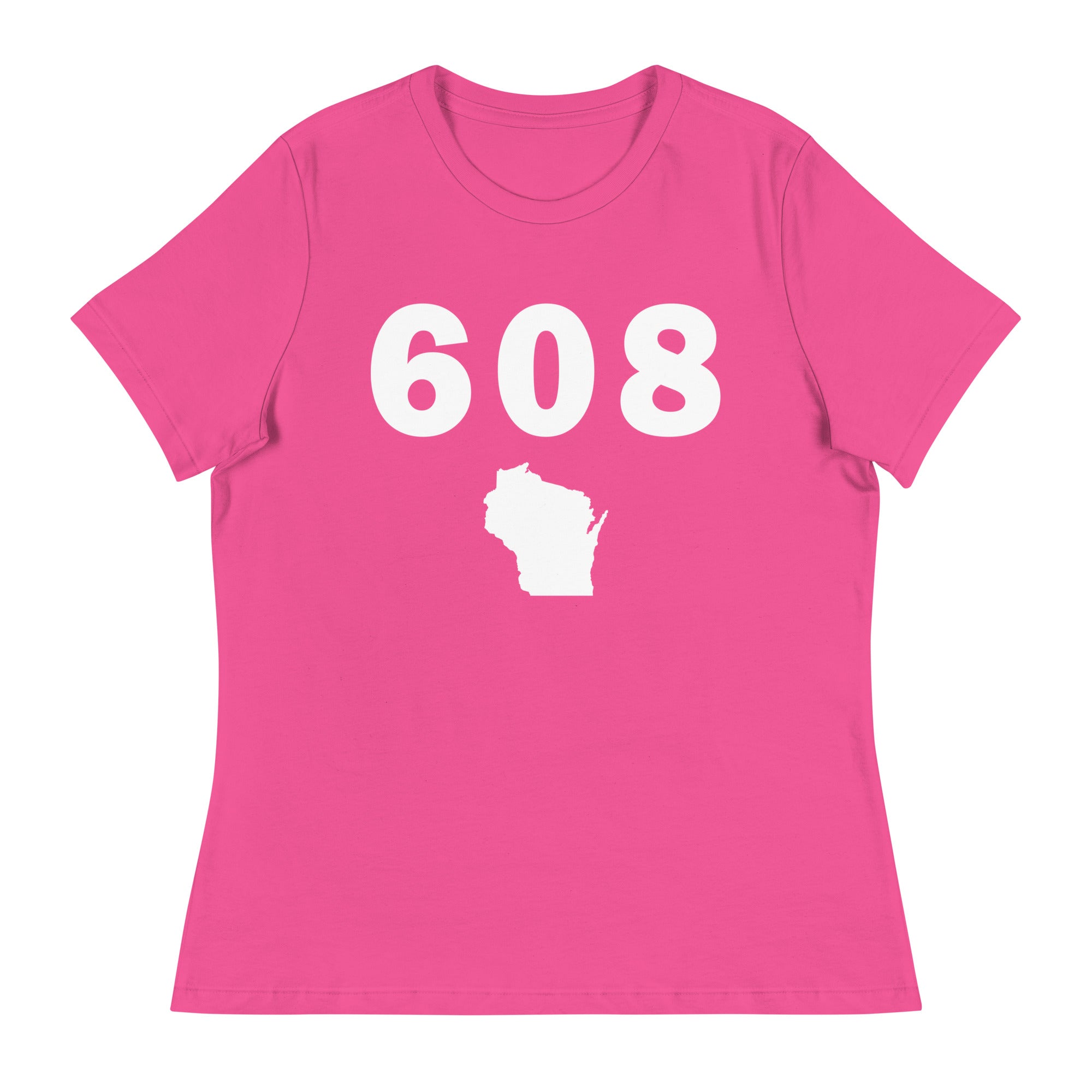 608 Area Code Women's Relaxed T Shirt