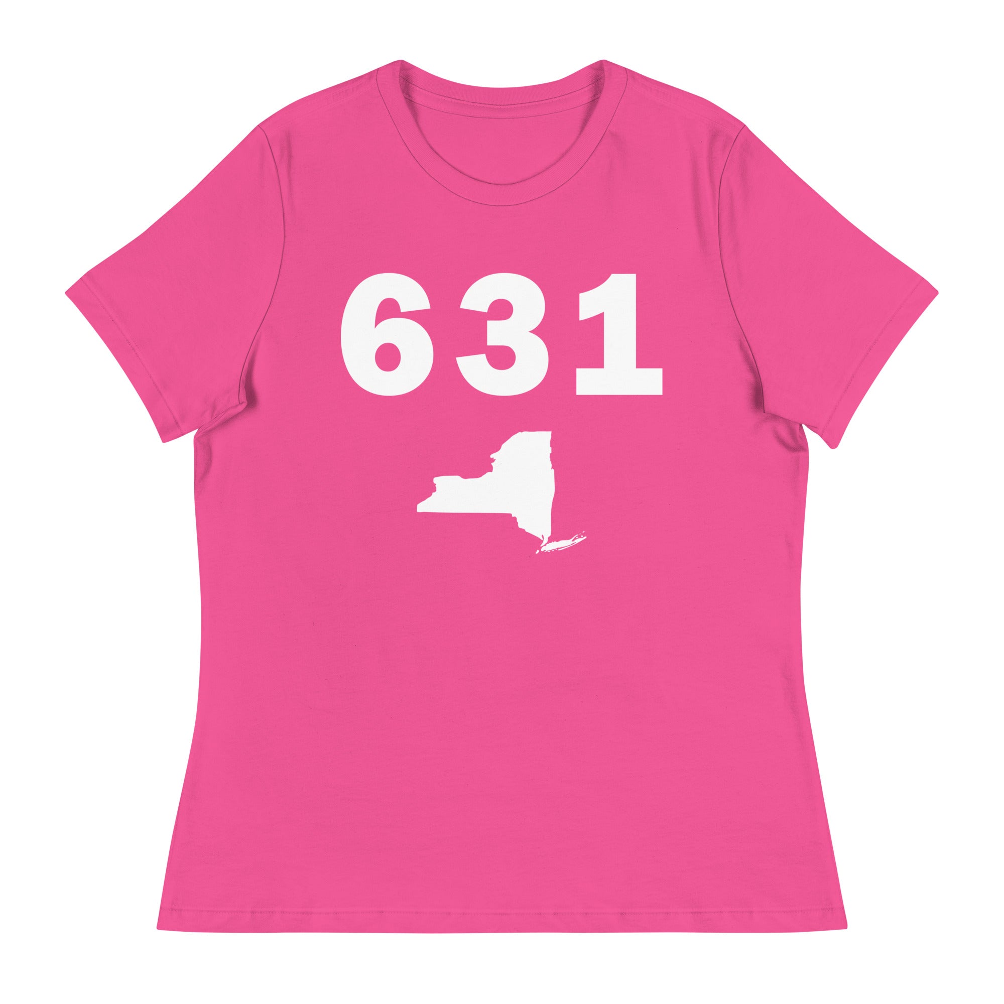 631 Area Code Women's Relaxed T Shirt
