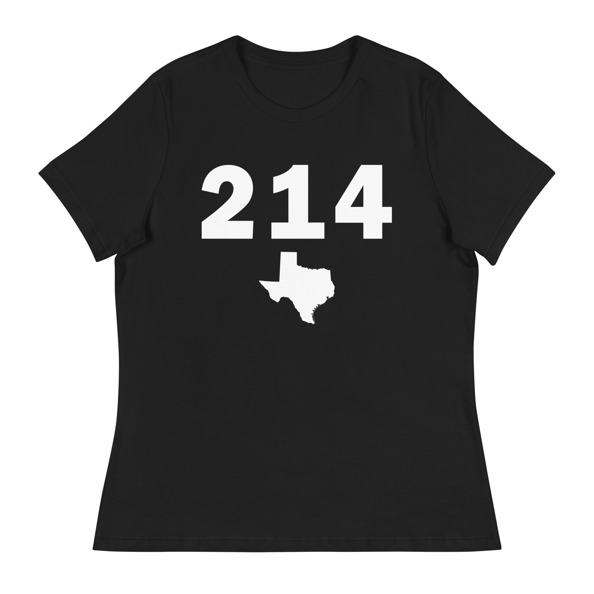214 Area Code Women's Relaxed T Shirt