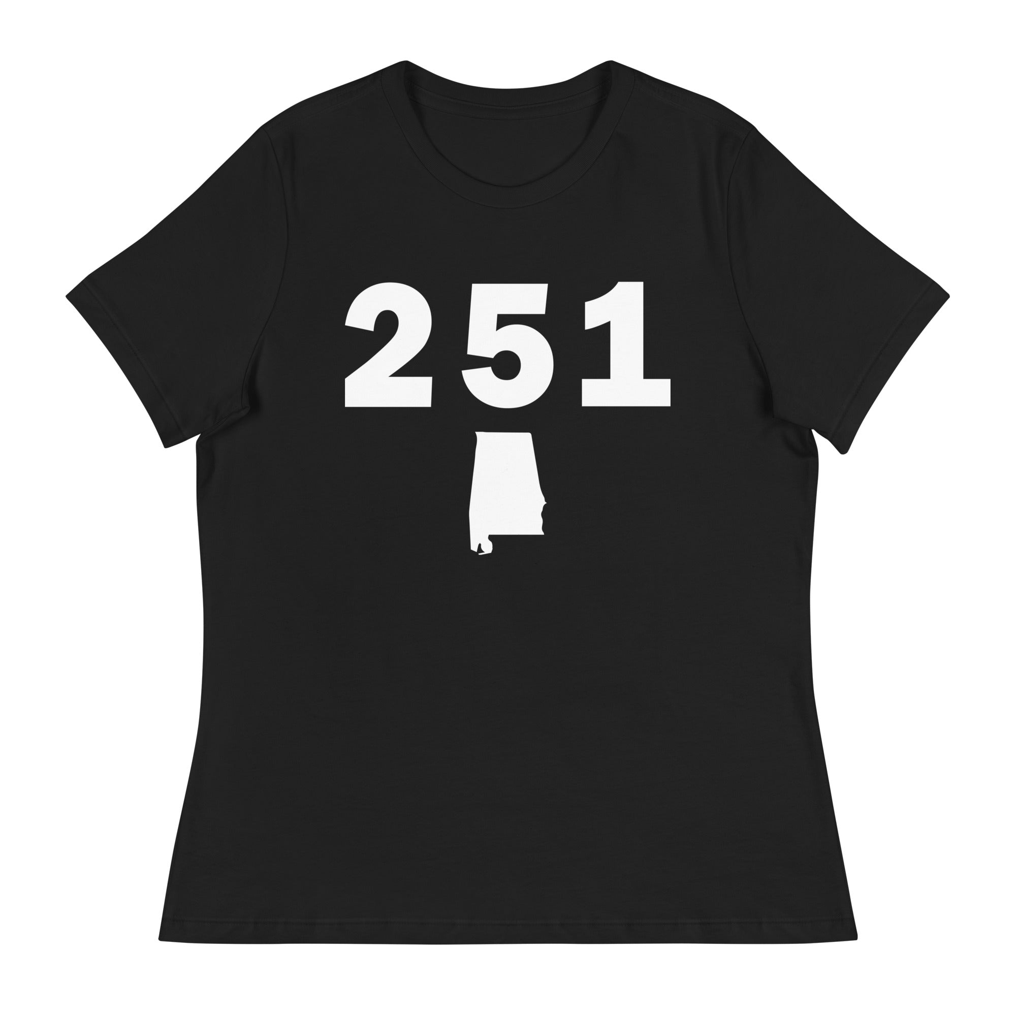 251 Area Code Women's Relaxed T Shirt