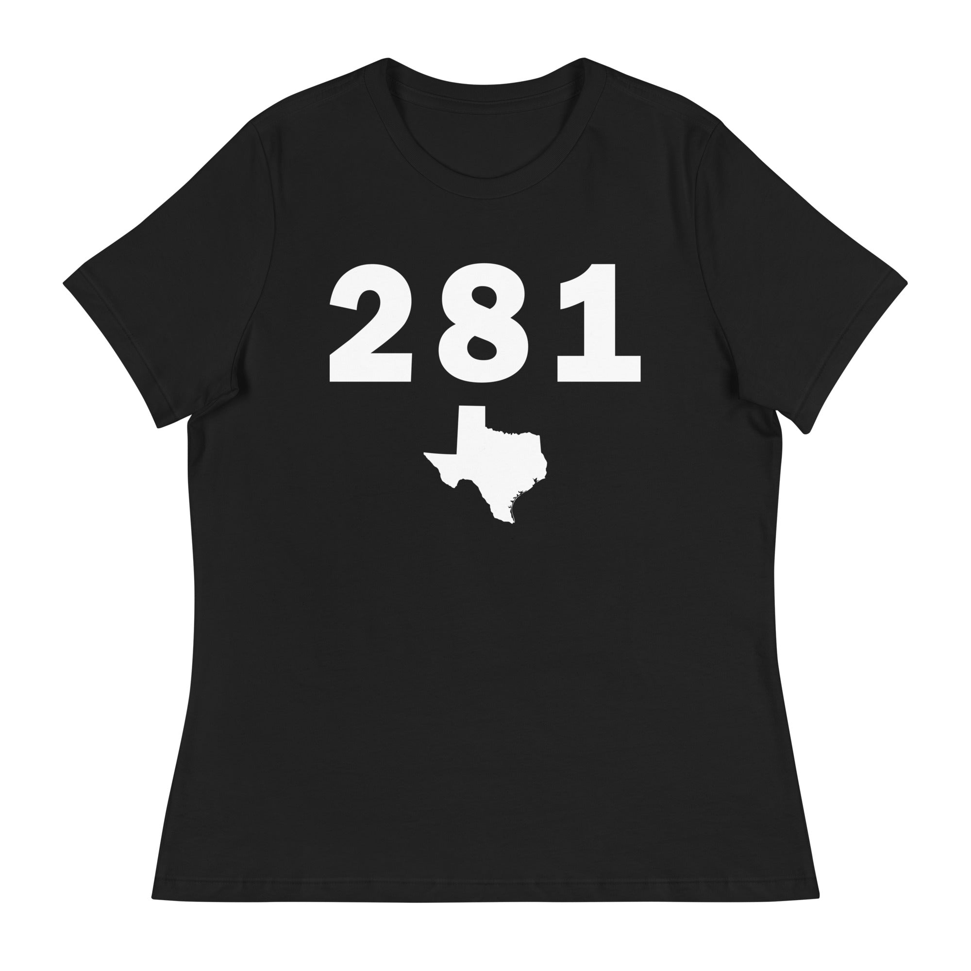 281 Area Code Women's Relaxed T Shirt