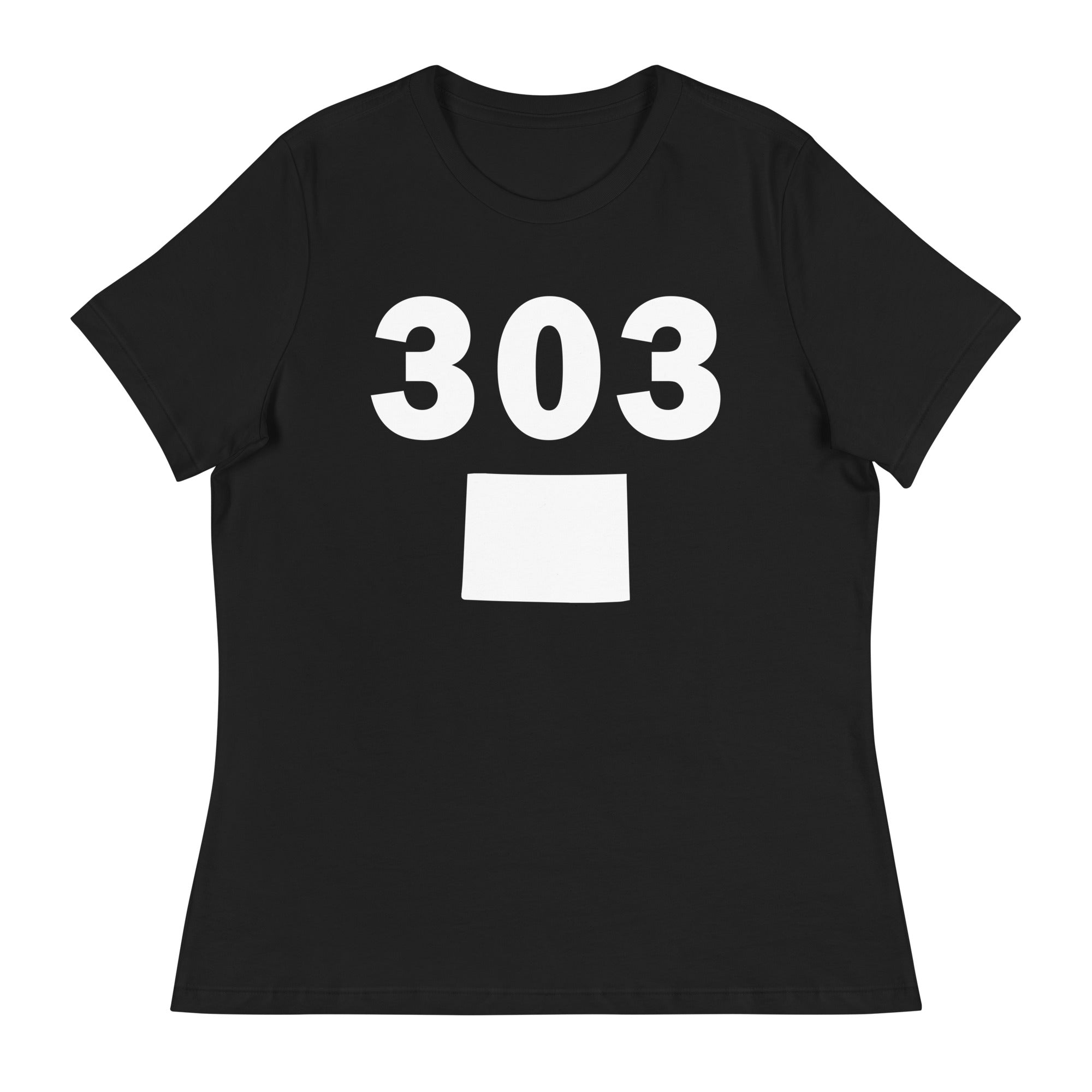 303 Area Code Women's Relaxed T Shirt