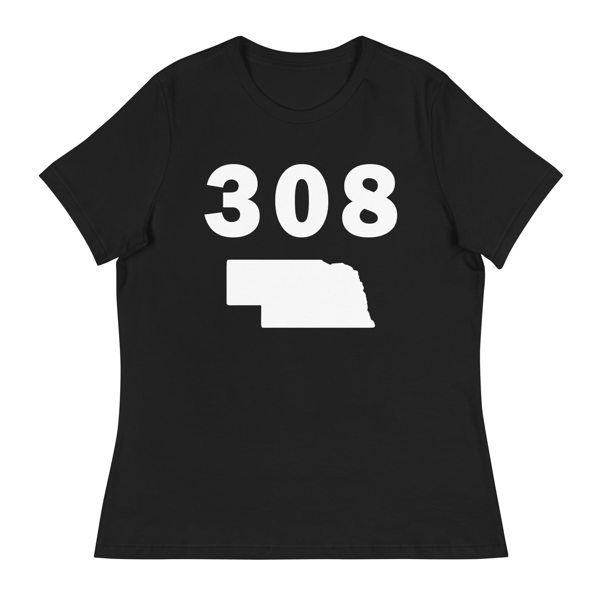 308 Area Code Women's Relaxed T Shirt