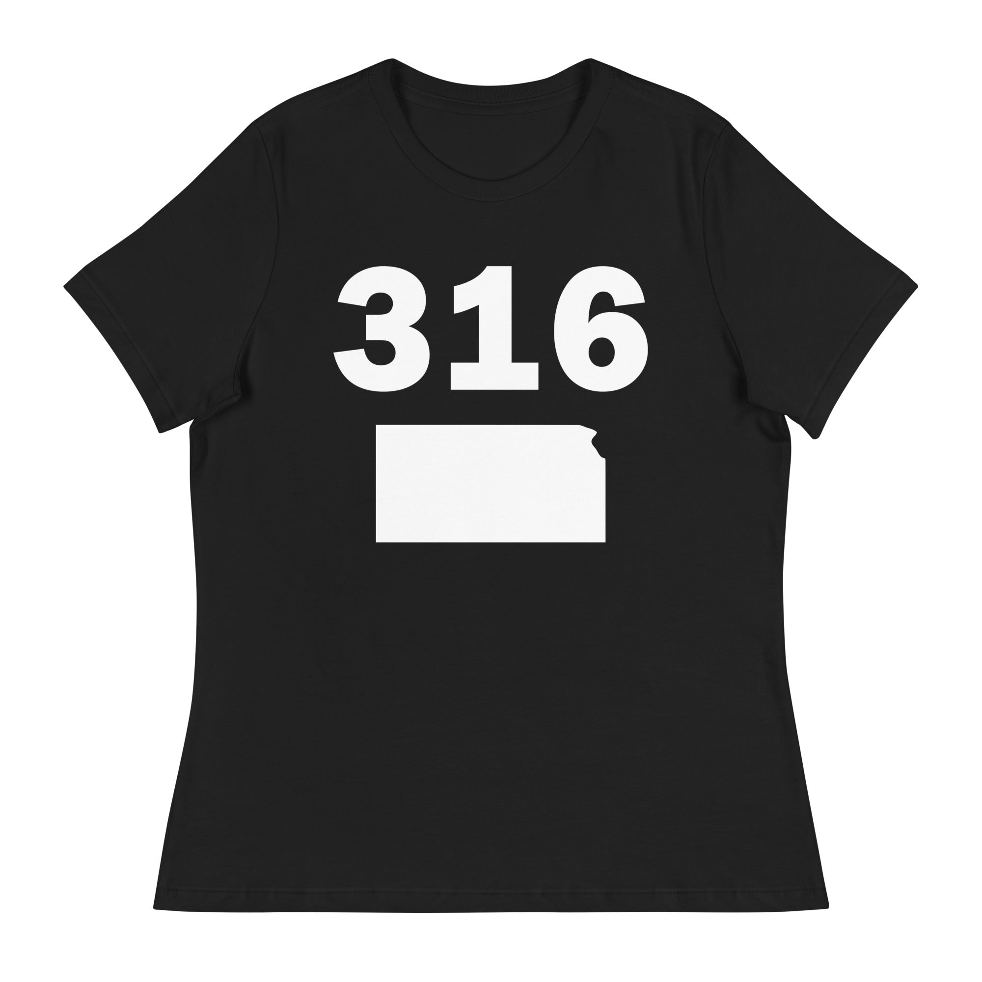 316 Area Code Women's Relaxed T Shirt