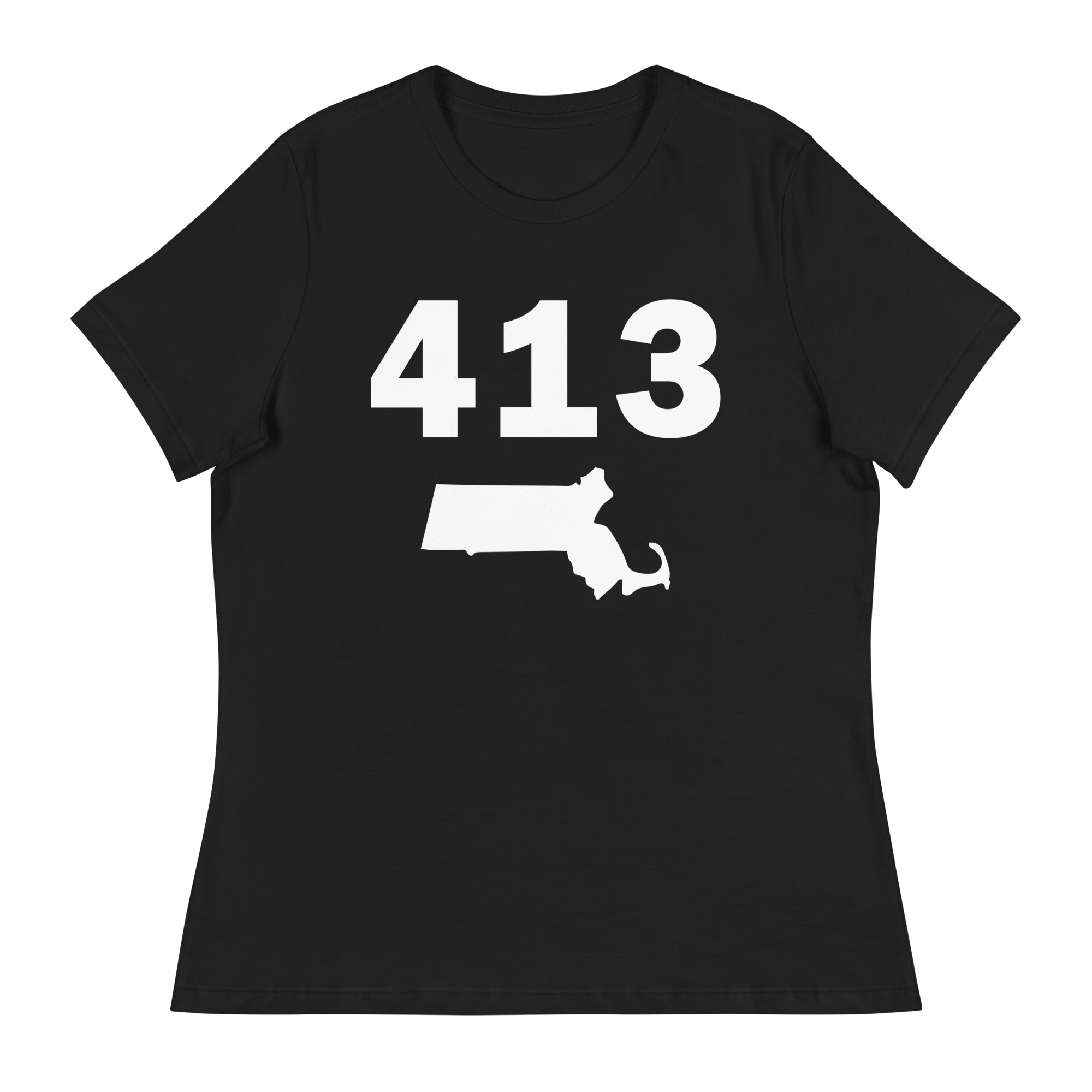 413 Area Code Women's Relaxed T Shirt