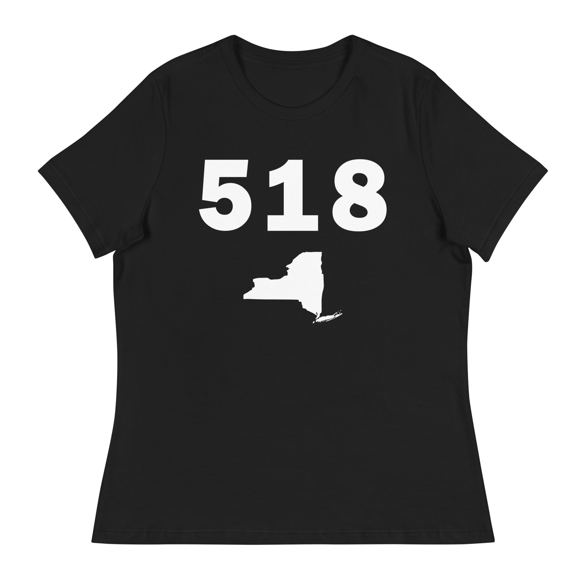 518 Area Code Women's Relaxed T Shirt
