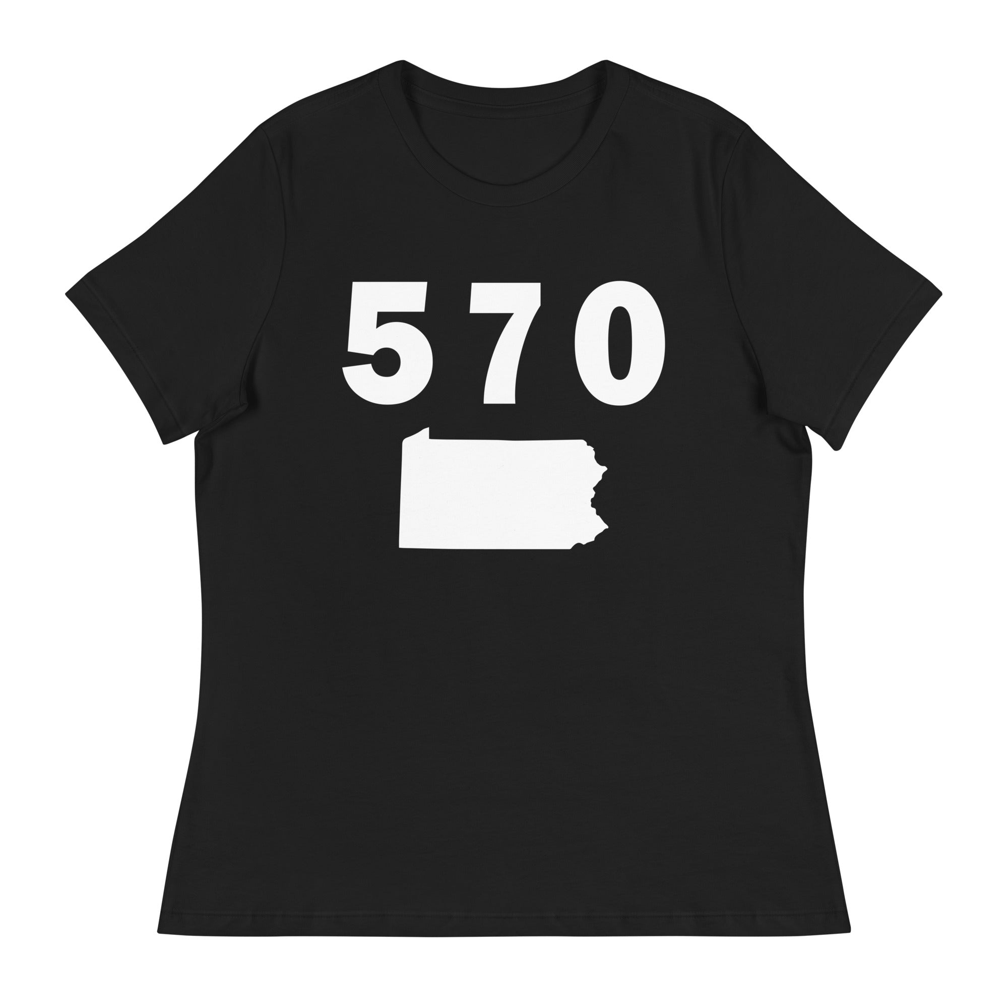 570 Area Code Women's Relaxed T Shirt