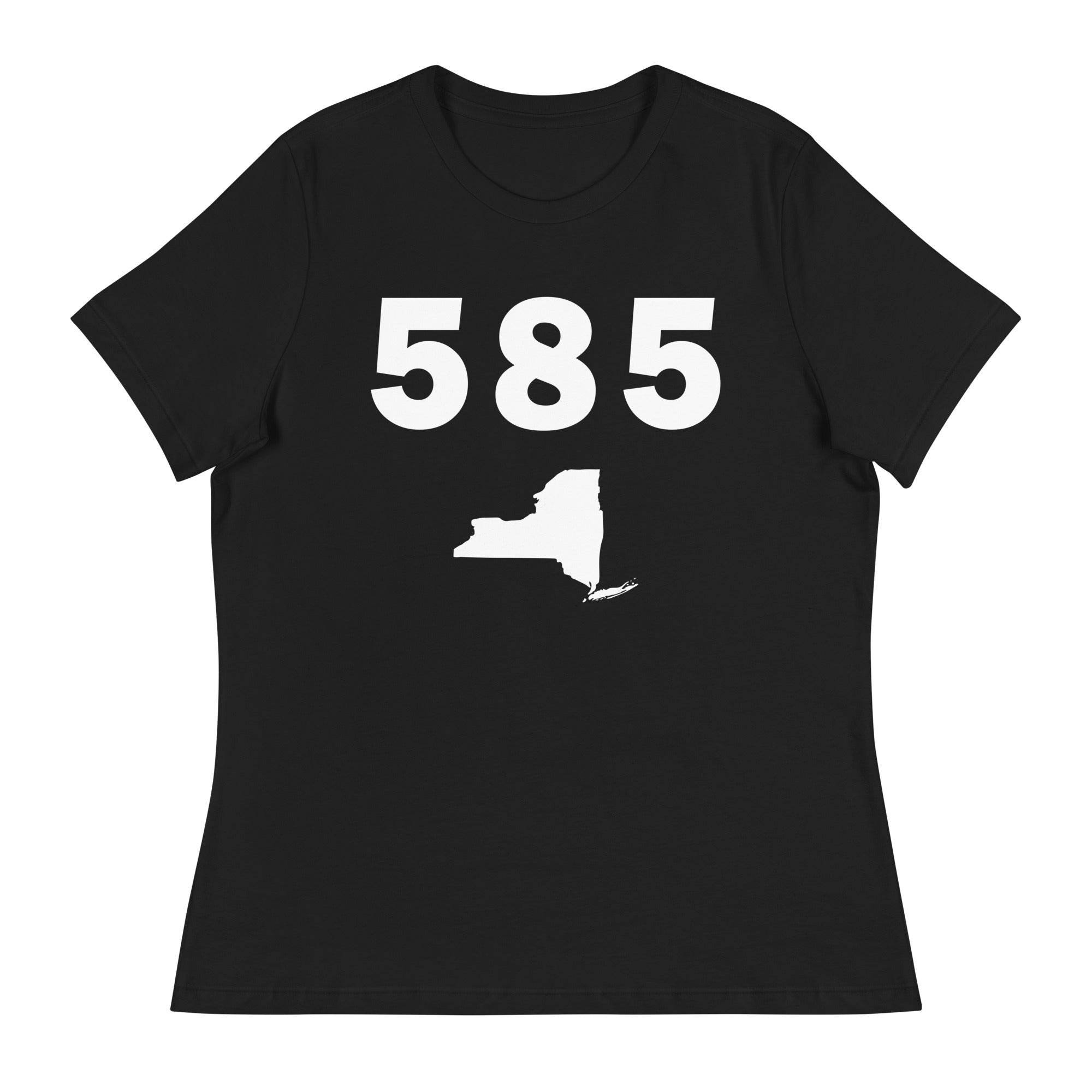 585 Area Code Women's Relaxed T Shirt